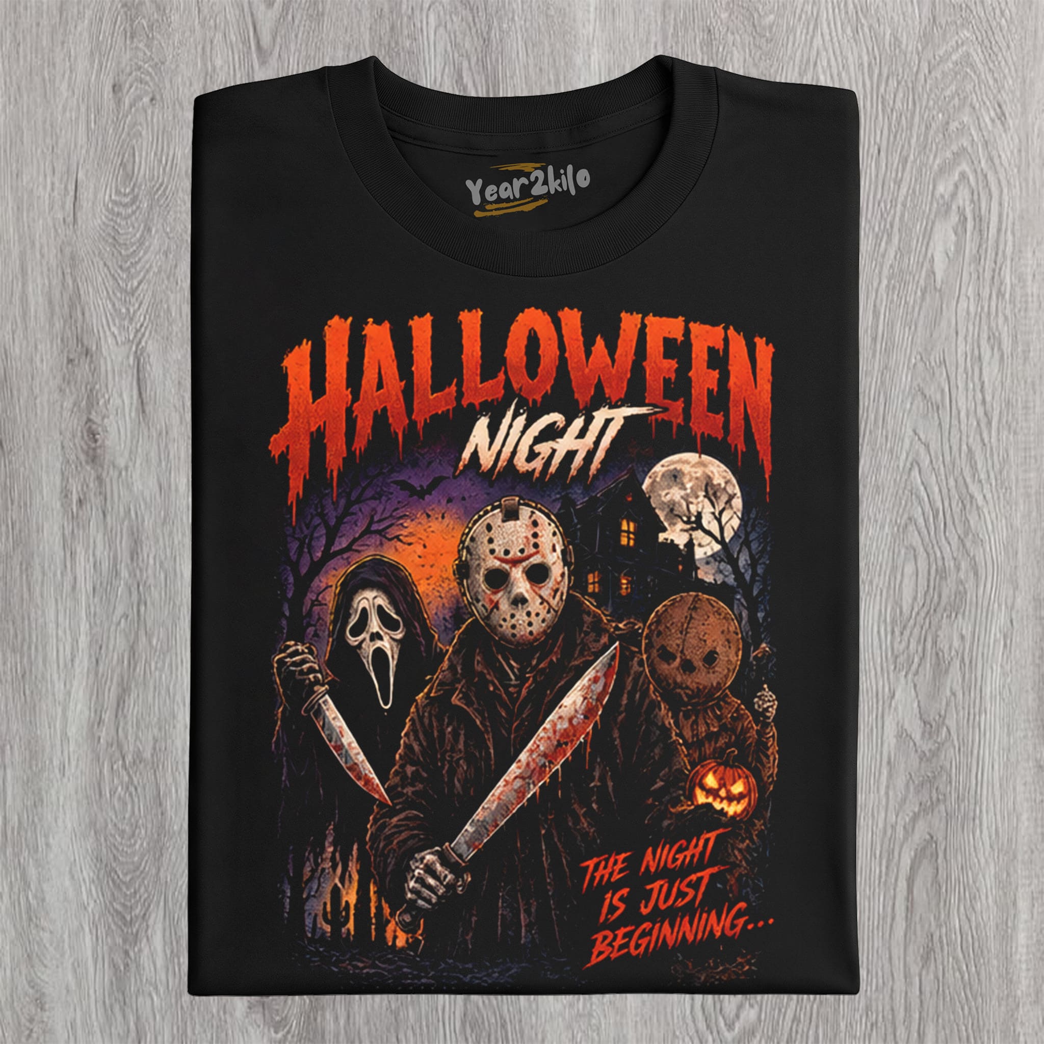 HALLOWEEN NIGHT TANK TOP & TEE & LONG SLEEVE & LAYERED LS & HOODIE