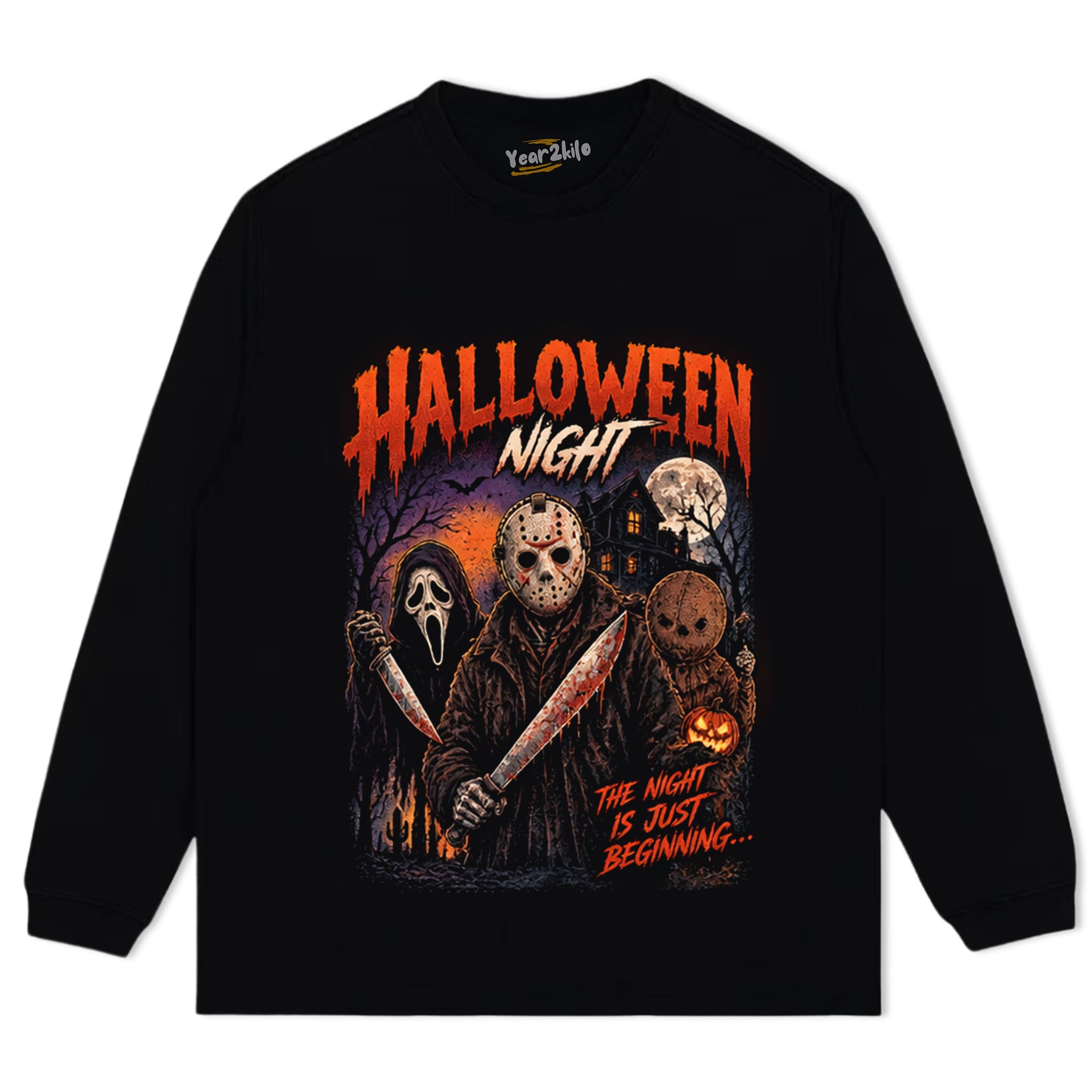 HALLOWEEN NIGHT TANK TOP & TEE & LONG SLEEVE & LAYERED LS & HOODIE
