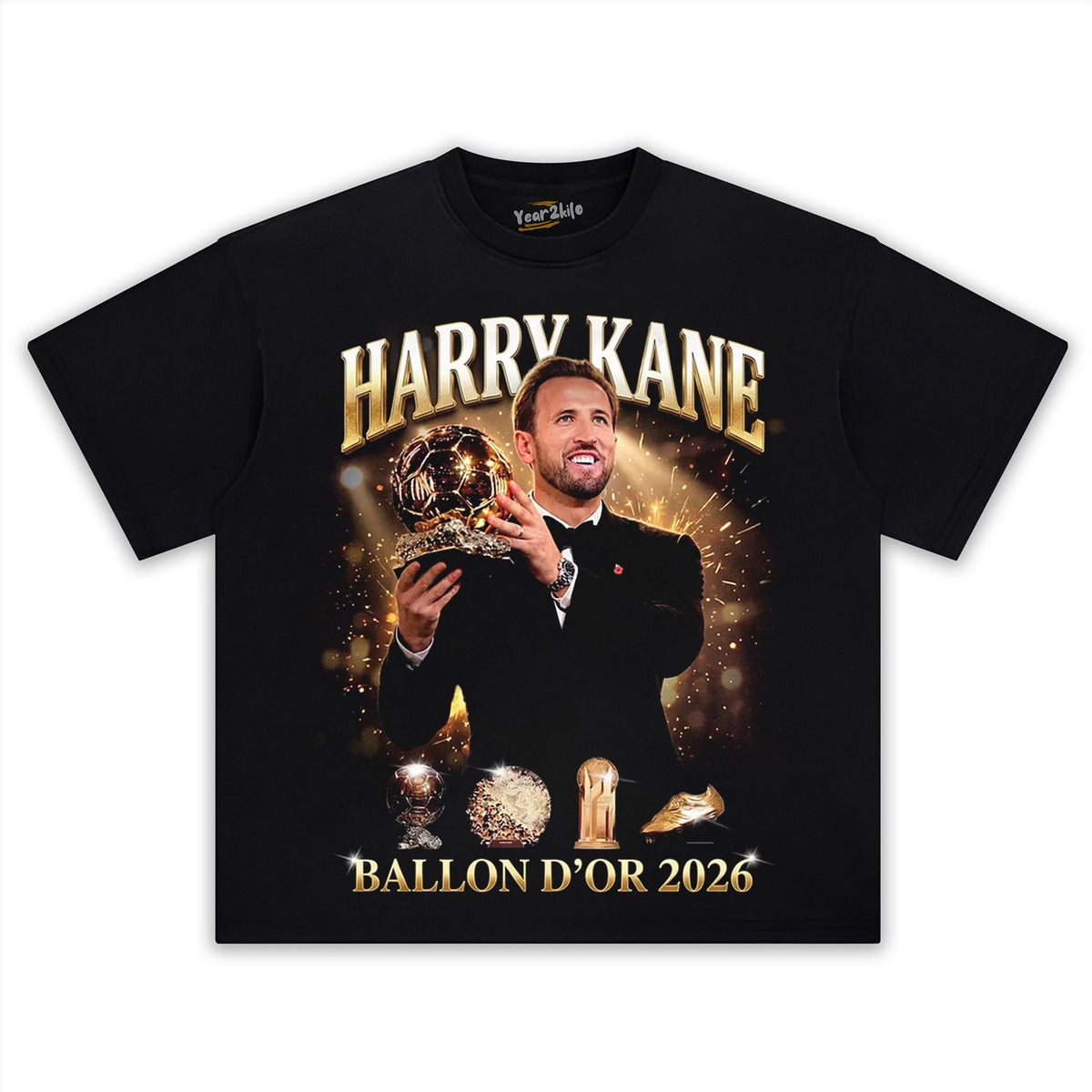 HARRY KANE BALLON D'OR 2026 V8 TANK TOP & TEE & LONG SLEEVE & LAYERED LS & HOODIE