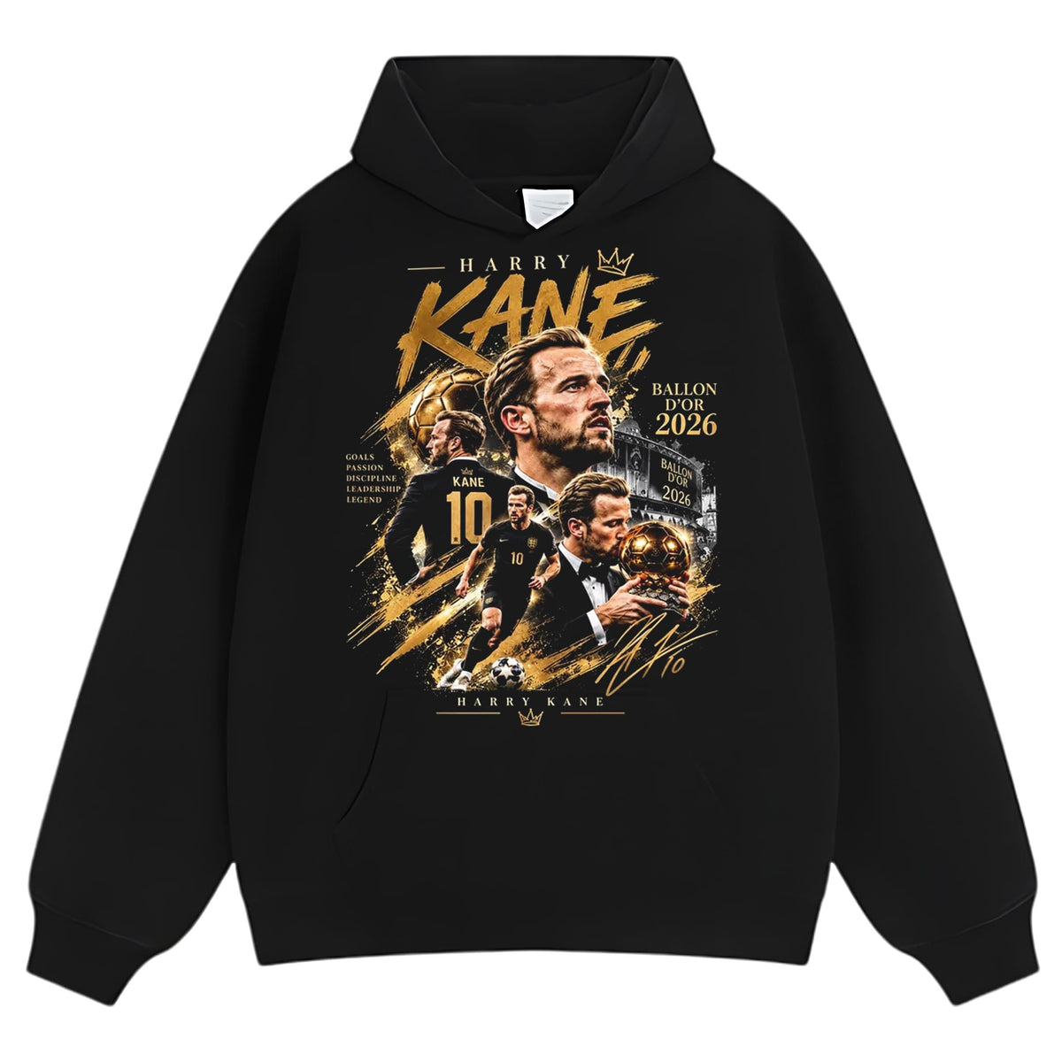 HARRY KANE BALLON D'OR V2 TANK TOP & TEE & LONG SLEEVE & LAYERED LS & HOODIE