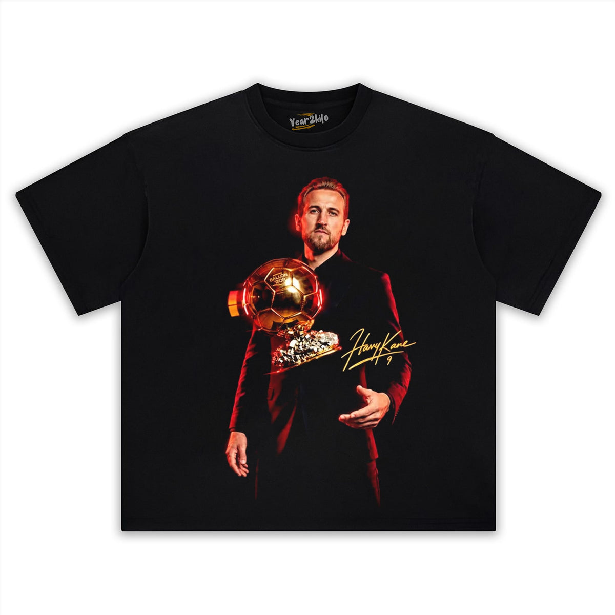 HARRY KANE BALLON D'OR V4 TANK TOP & TEE & LONG SLEEVE & LAYERED LS & HOODIE
