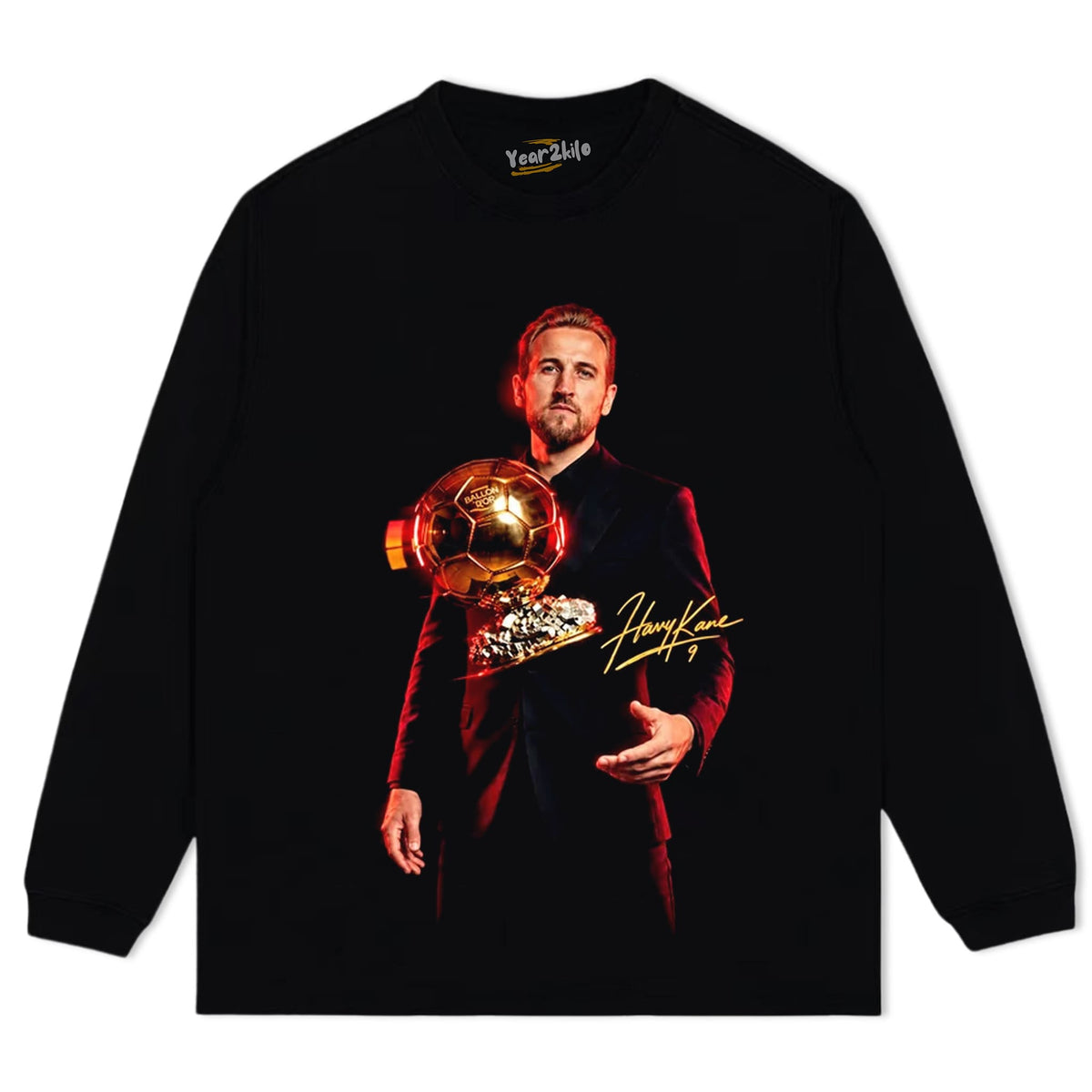 HARRY KANE BALLON D'OR V4 TANK TOP & TEE & LONG SLEEVE & LAYERED LS & HOODIE