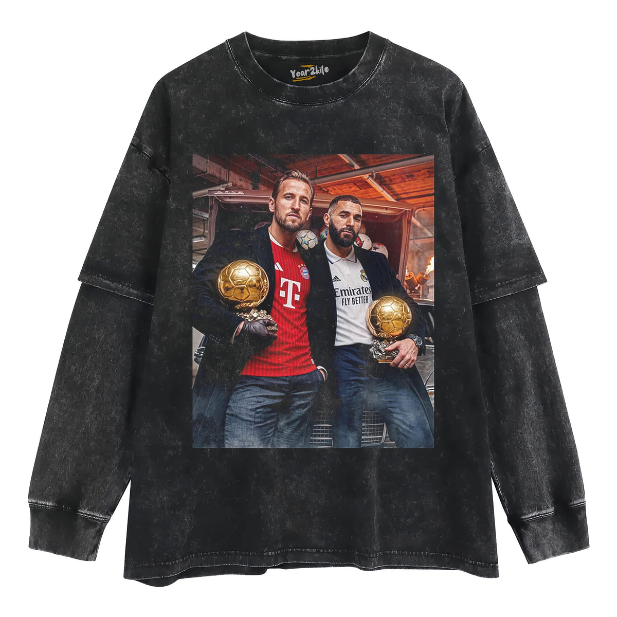 HARRY KANE & KARIM BENZEMA TANK TOP & TEE & LONG SLEEVE & LAYERED LS & HOODIE