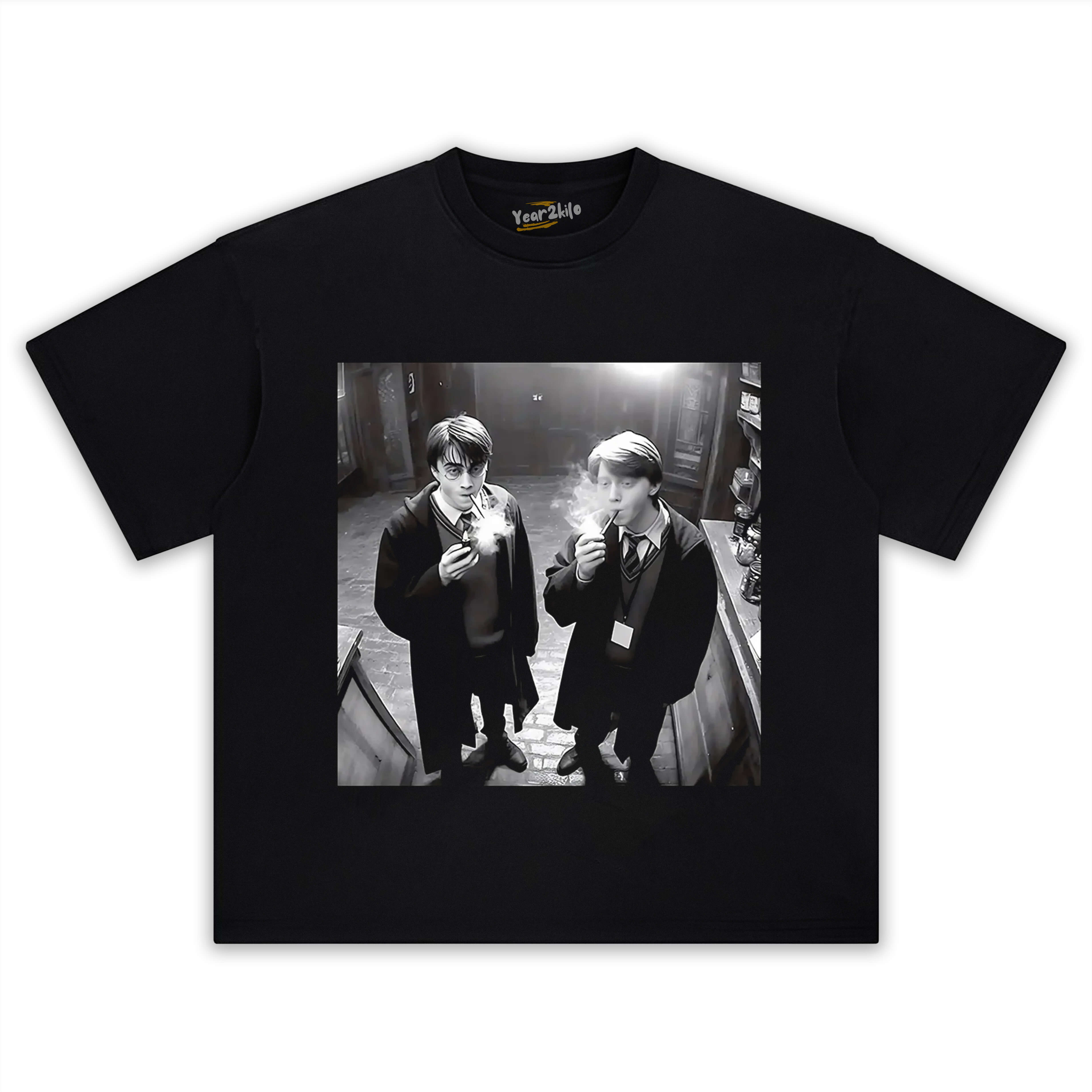 HARRY AND RON SMOKING TEE & LS & HOODIE
