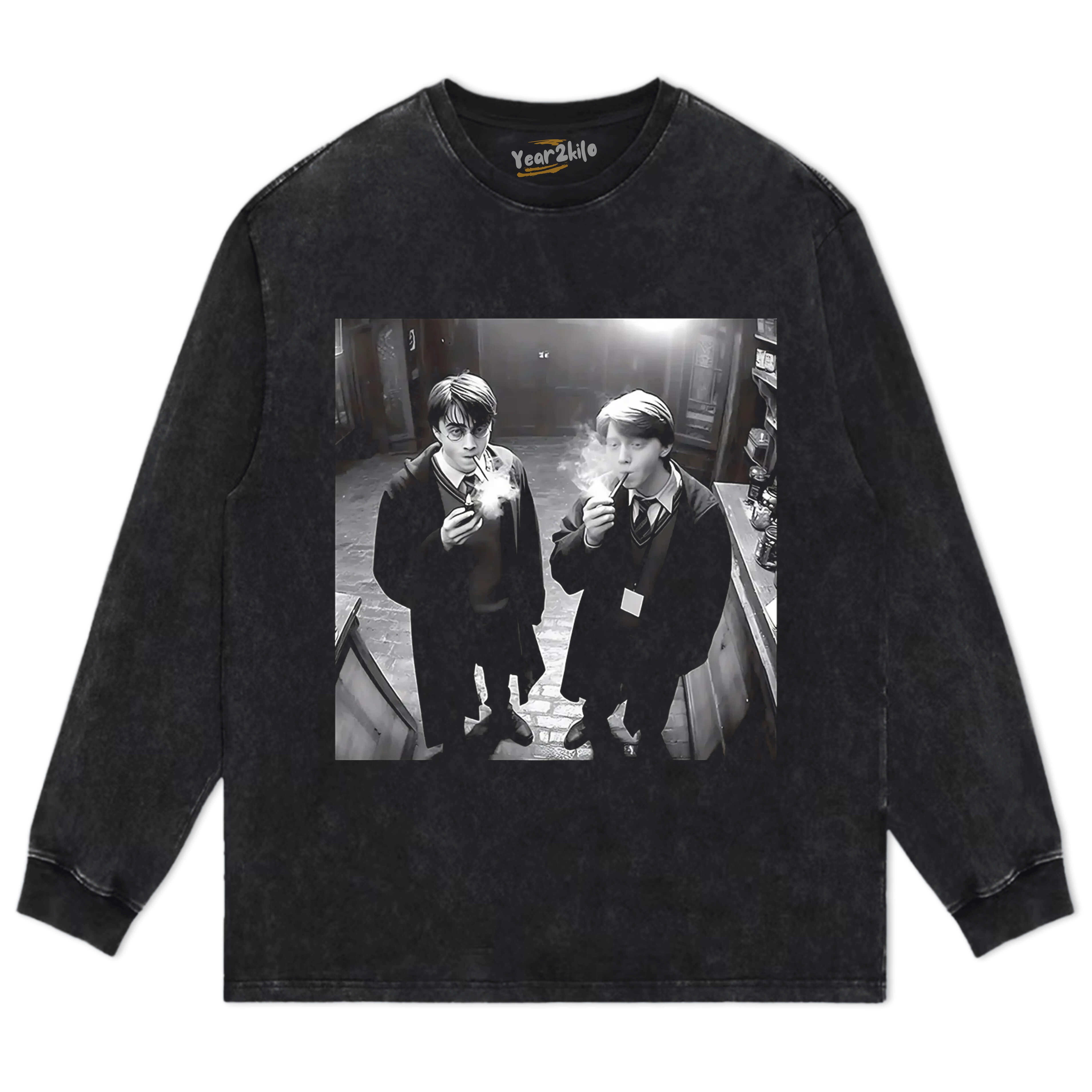 HARRY AND RON SMOKING TEE & LS & HOODIE