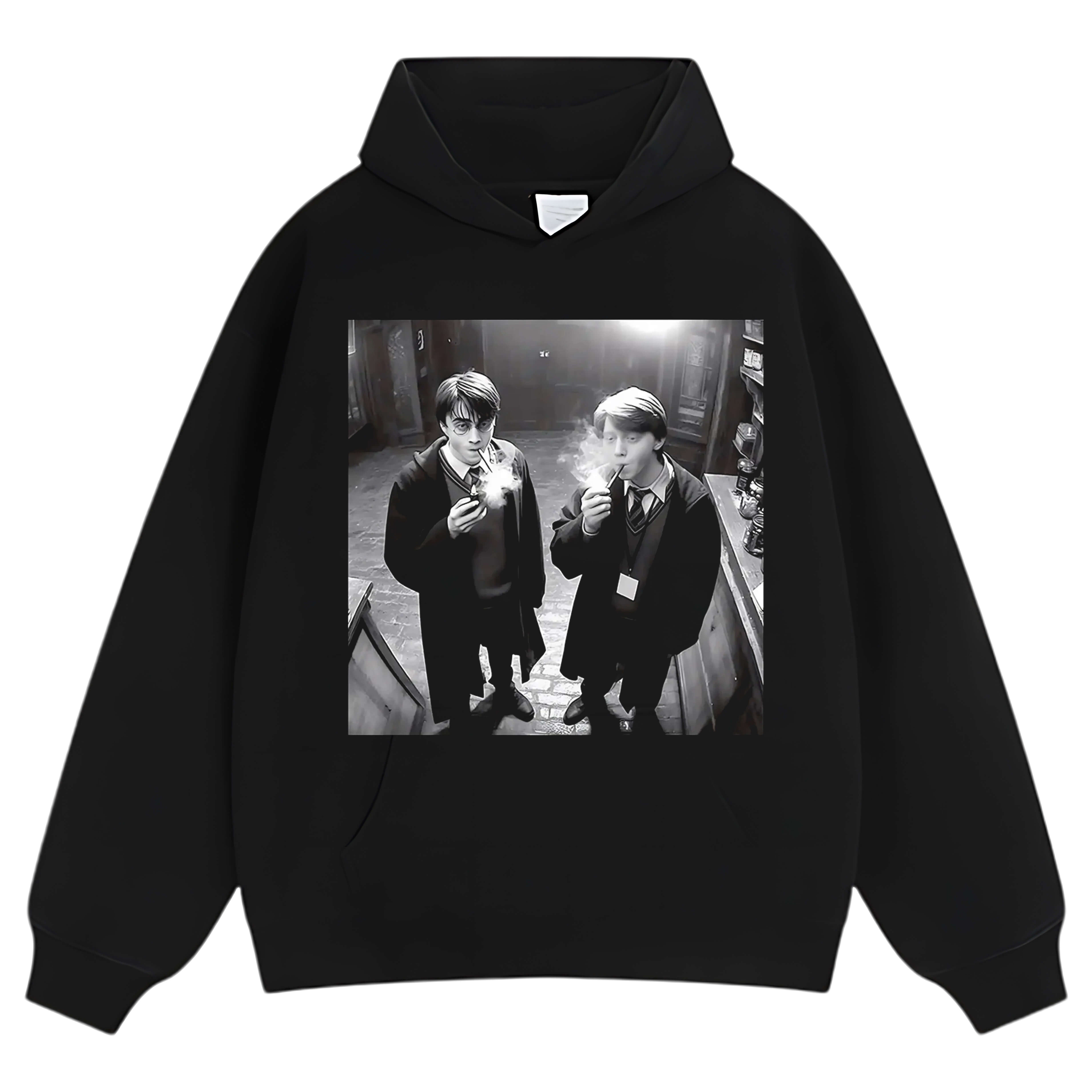 HARRY AND RON SMOKING TEE & LS & HOODIE