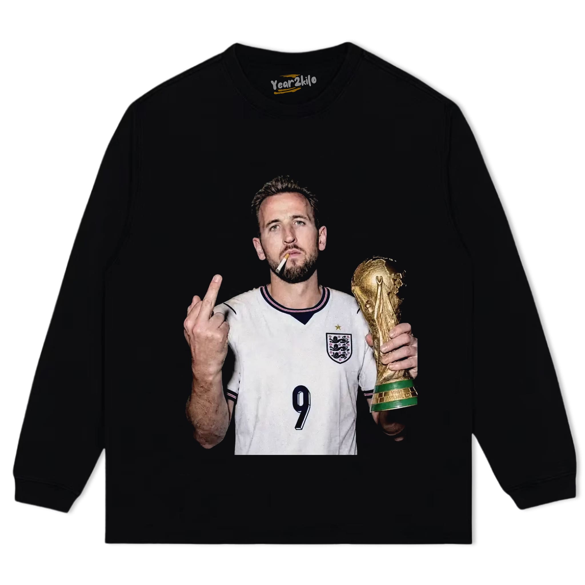 HARRY KANE ENGLAND V2 TANK TOP & TEE & LONG SLEEVE & LAYERED LS & HOODIE