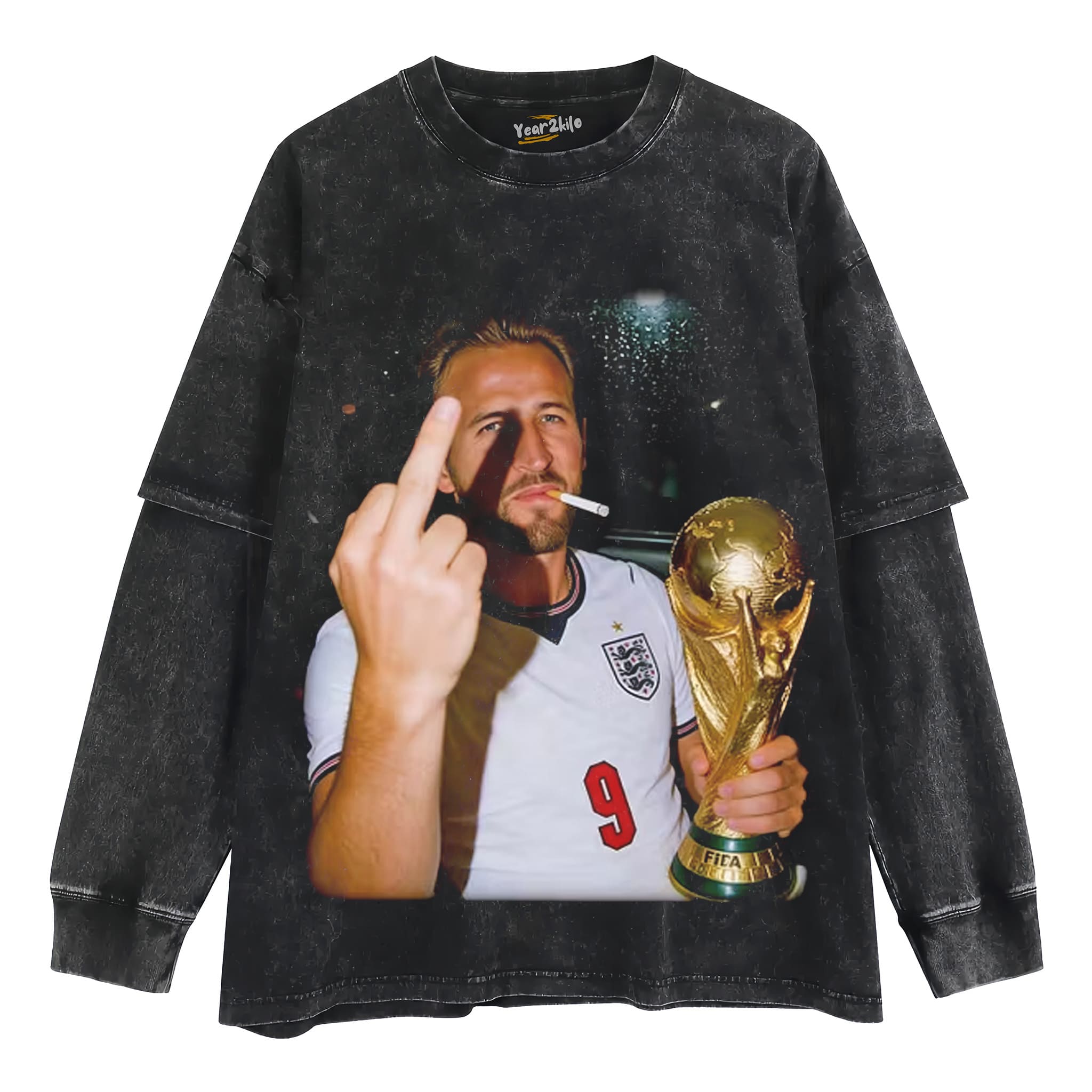 HARRY KANE ENGLAND V2 TANK TOP & TEE & LONG SLEEVE & LAYERED LS & HOODIE-2