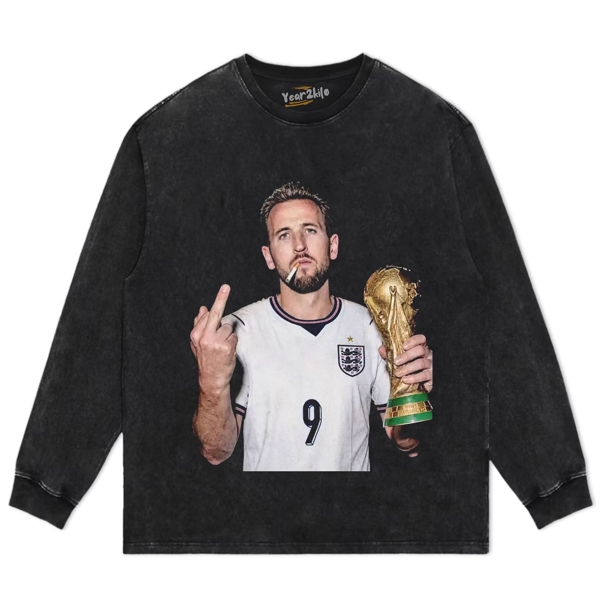 HARRY KANE ENGLAND V2 TANK TOP & TEE & LONG SLEEVE & LAYERED LS & HOODIE