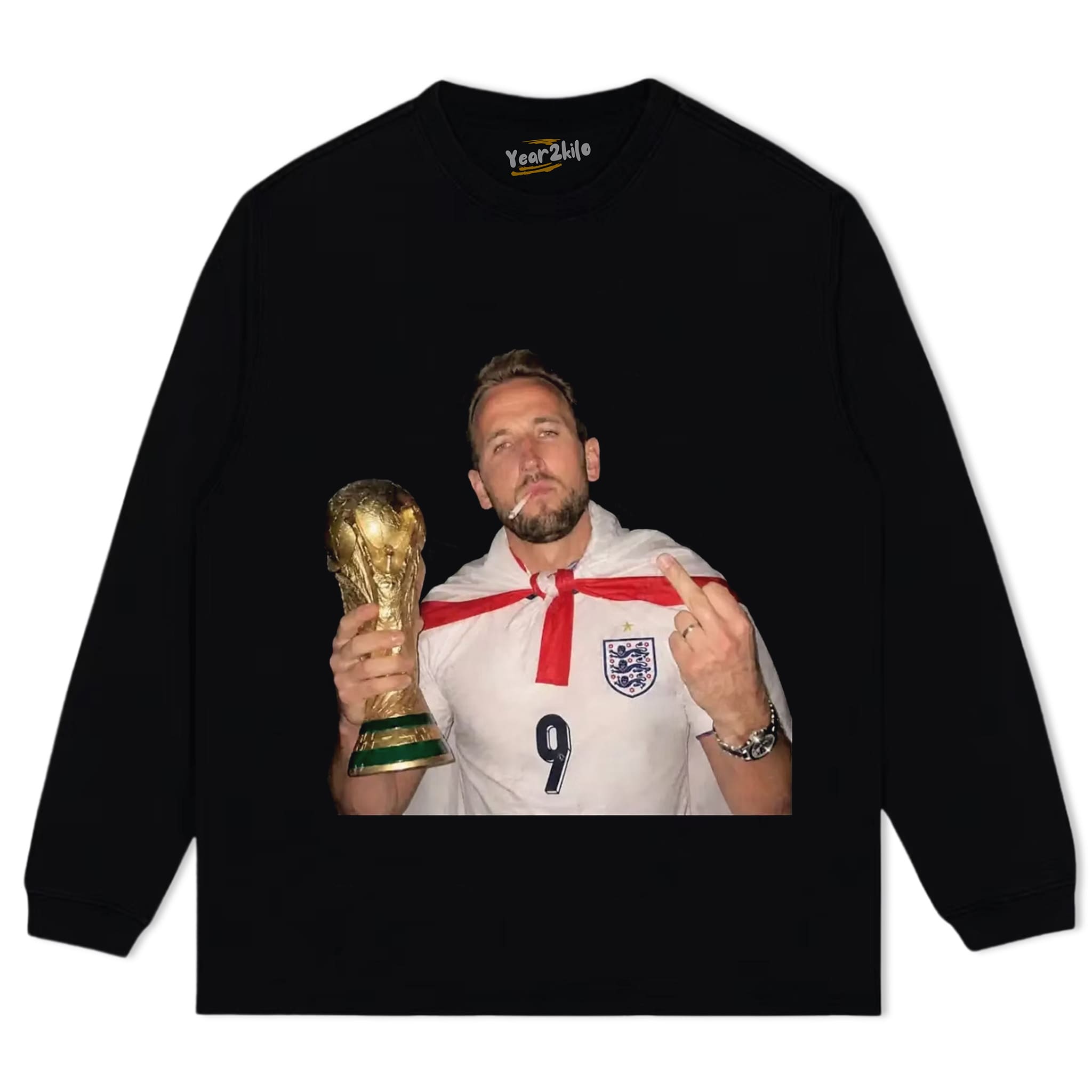 HARRY KANE ENGLAND V3 TANK TOP & TEE & LONG SLEEVE & LAYERED LS & HOODIE