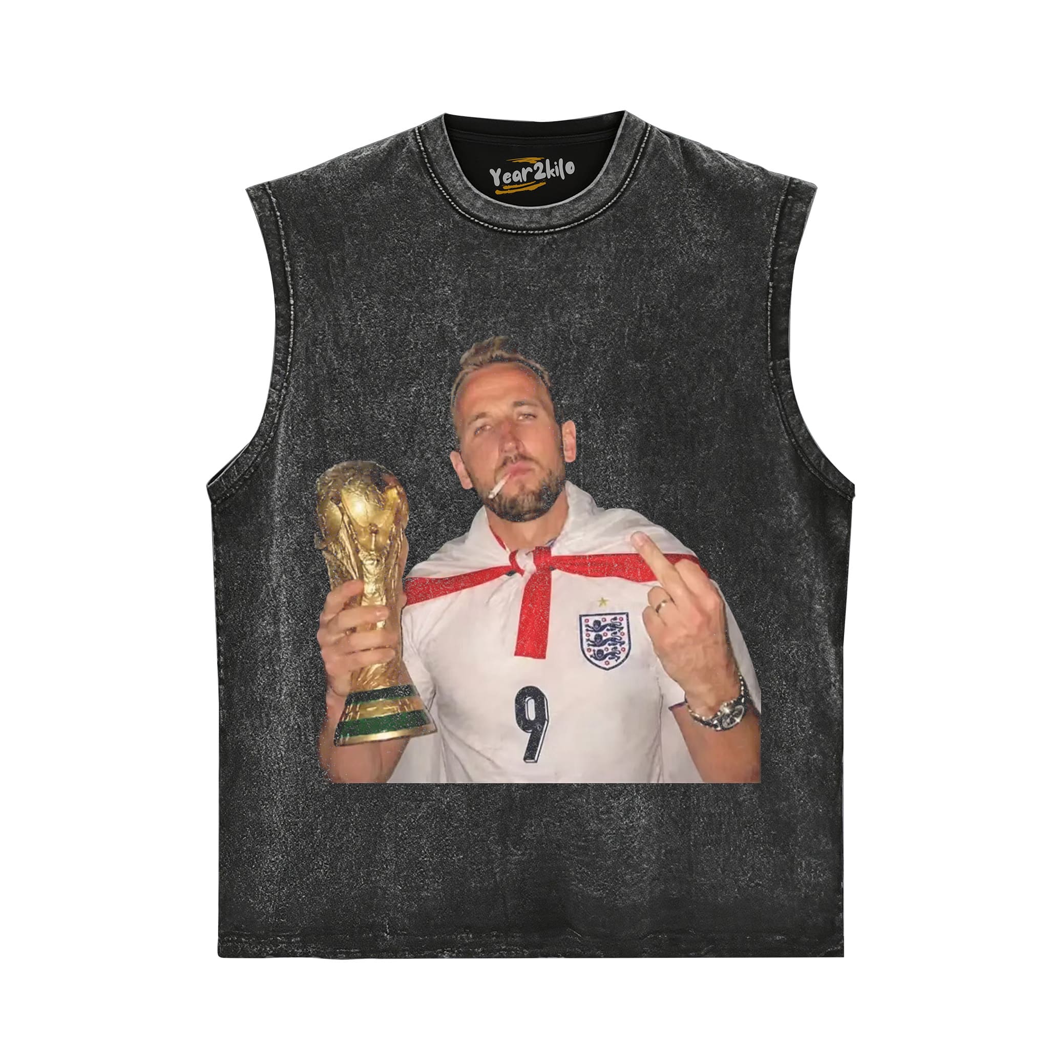 HARRY KANE ENGLAND V3 TANK TOP & TEE & LONG SLEEVE & LAYERED LS & HOODIE