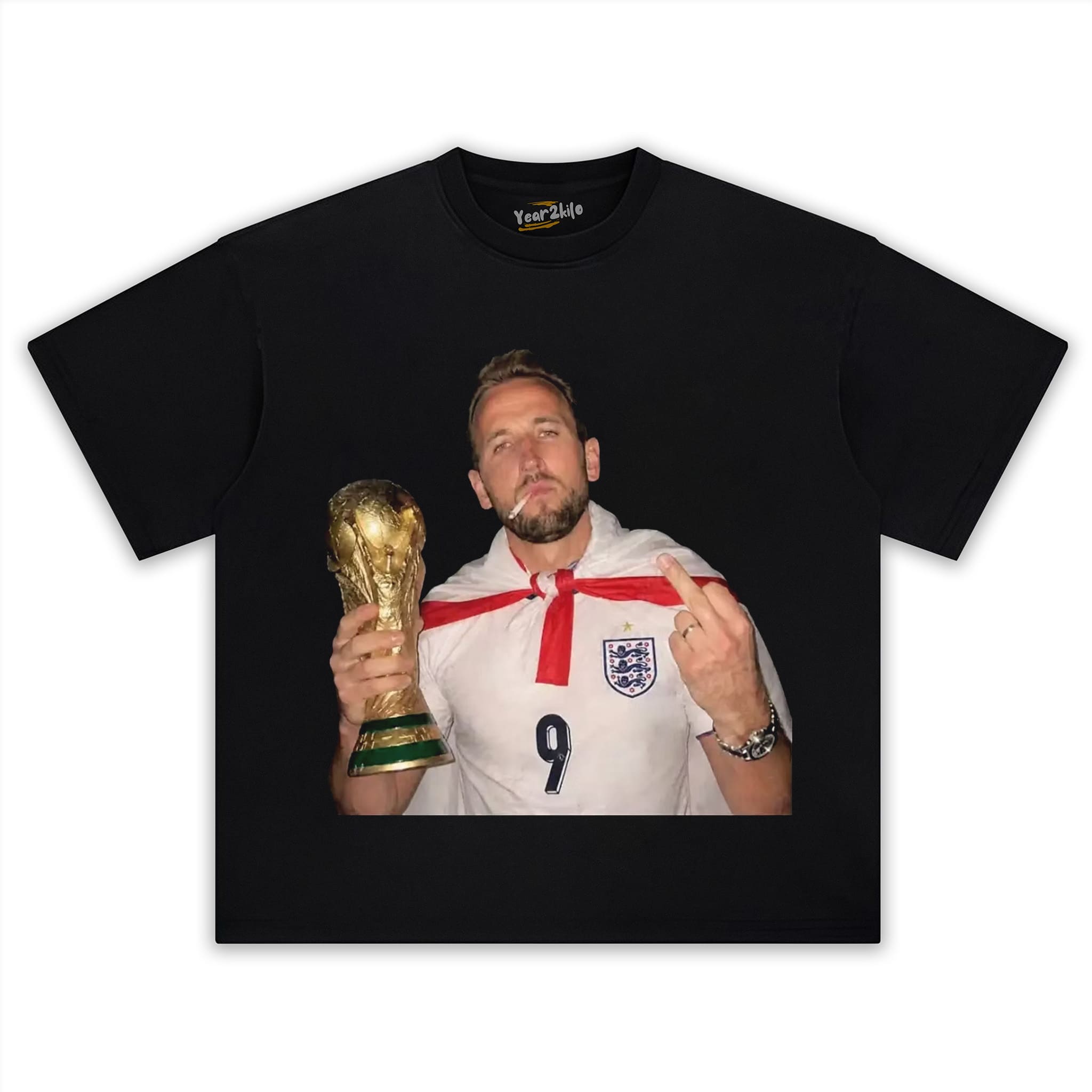 HARRY KANE ENGLAND V3 TANK TOP & TEE & LONG SLEEVE & LAYERED LS & HOODIE