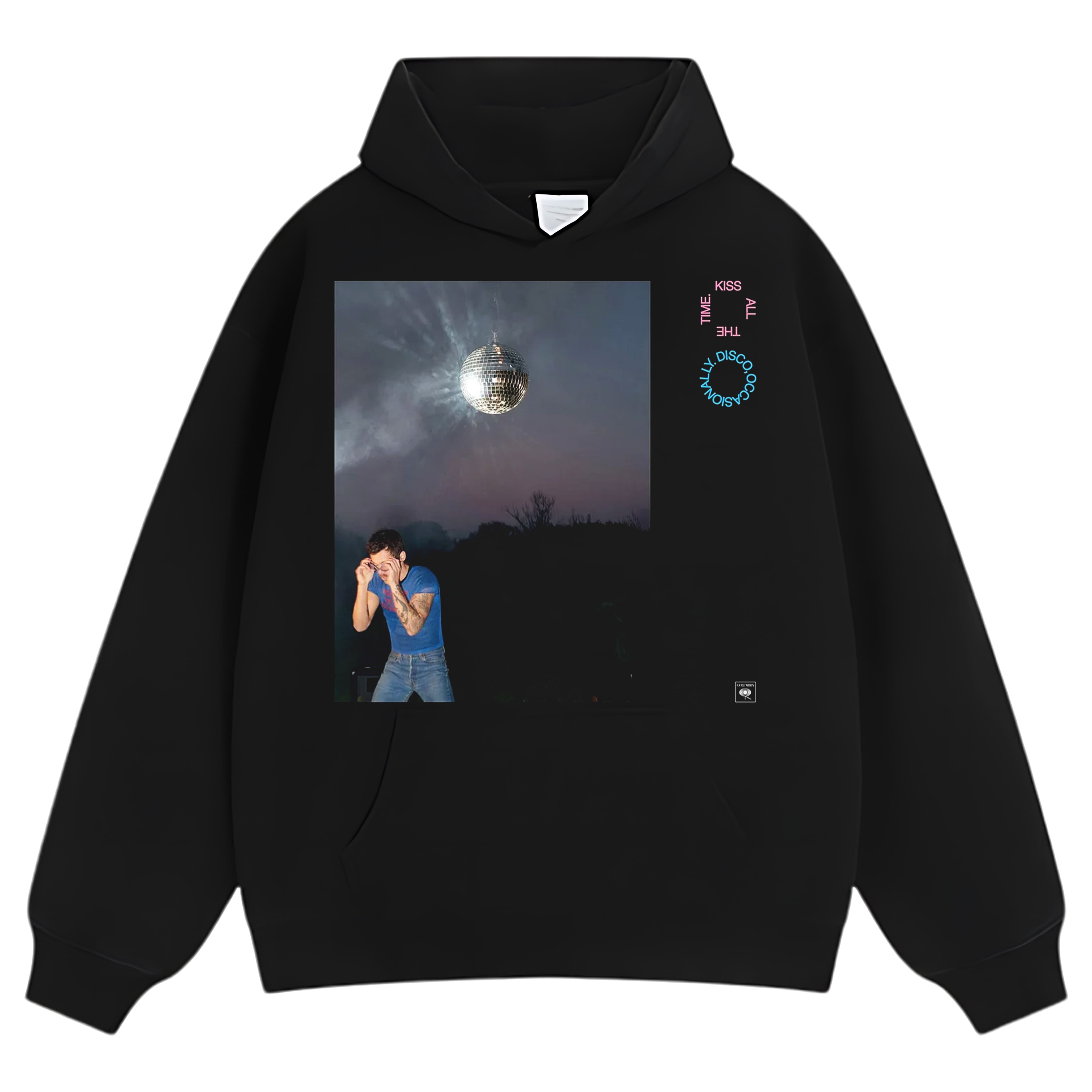 HARRY STYLES & KISS ALL THE TIME. DISCO, OCCASIONALLY TEE & LS & HOODIE