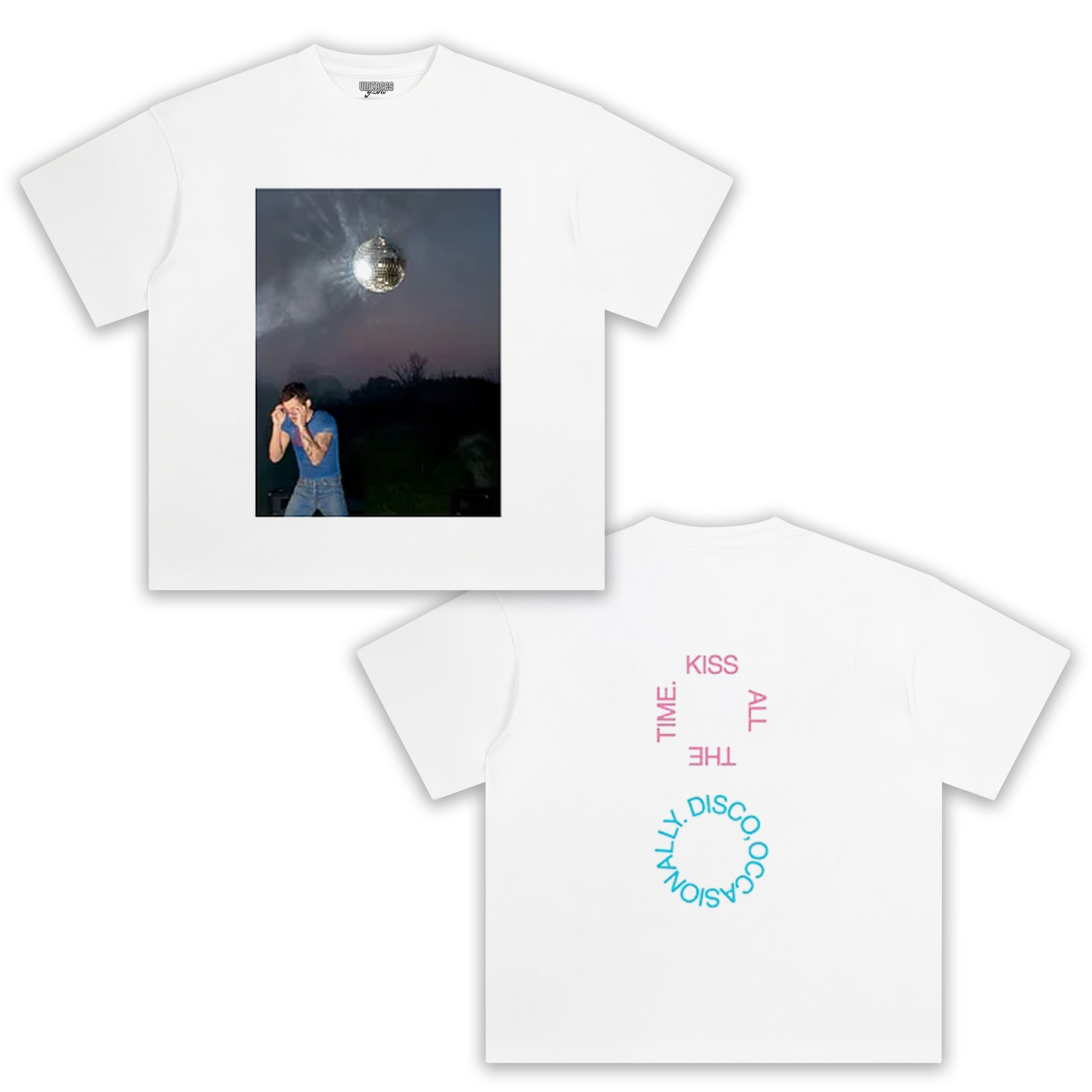 HARRY STYLES & KISS ALL THE TIME. DISCO, OCCASIONALLY V2 TEE