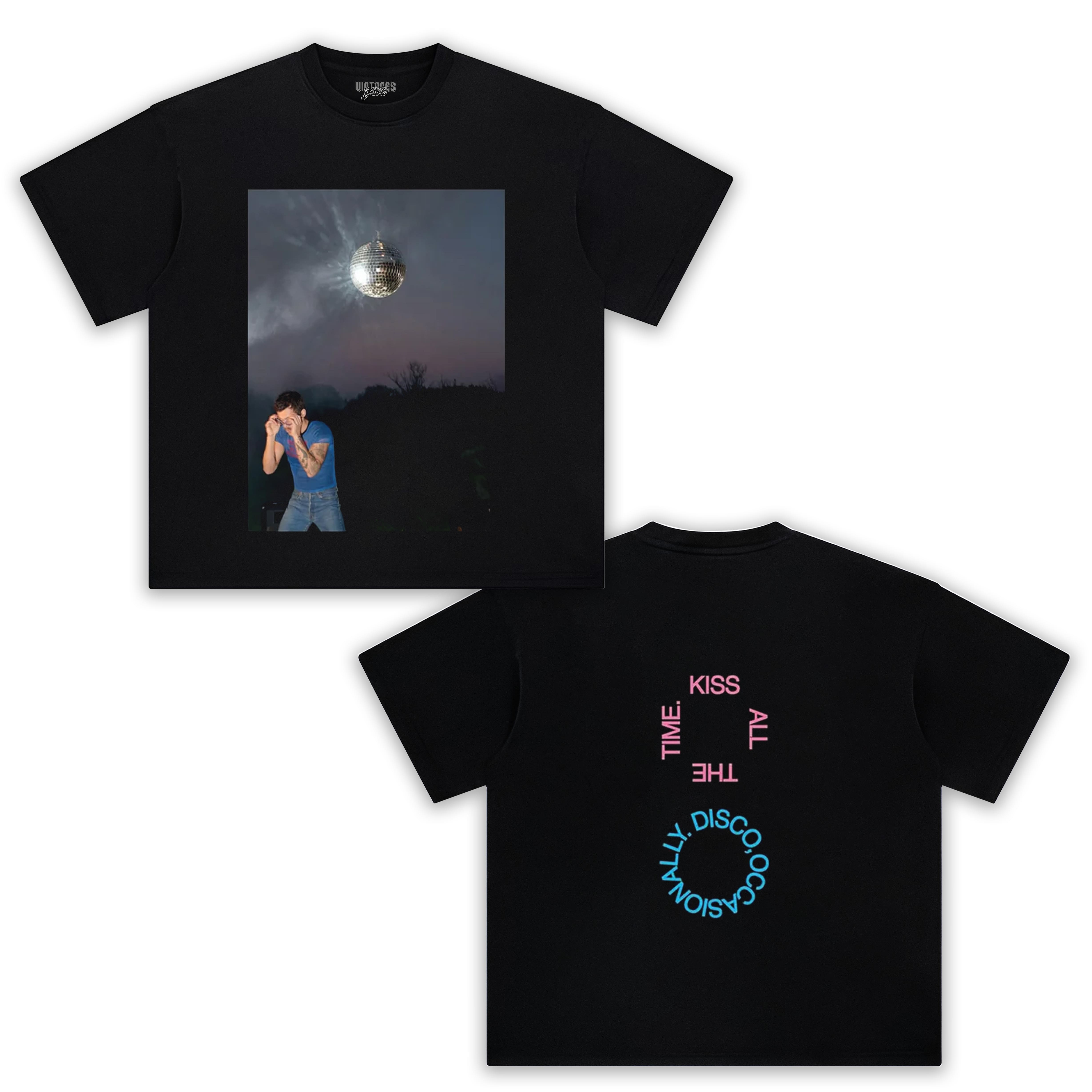 HARRY STYLES & KISS ALL THE TIME. DISCO, OCCASIONALLY V2 TEE