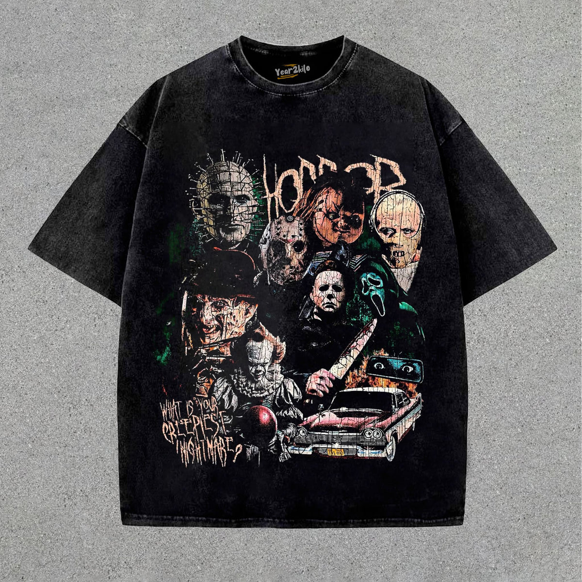 HORROR MOVIE VILLAINS V1 TANK TOP & TEE & LONG SLEEVE & LAYERED LS & HOODIE