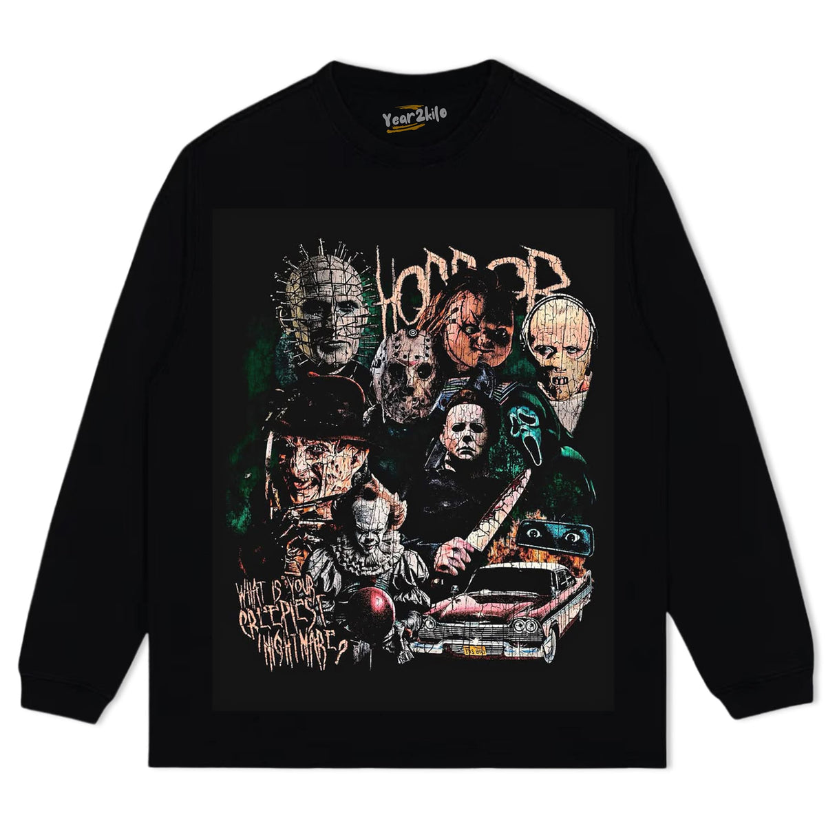 HORROR MOVIE VILLAINS V1 TANK TOP & TEE & LONG SLEEVE & LAYERED LS & HOODIE