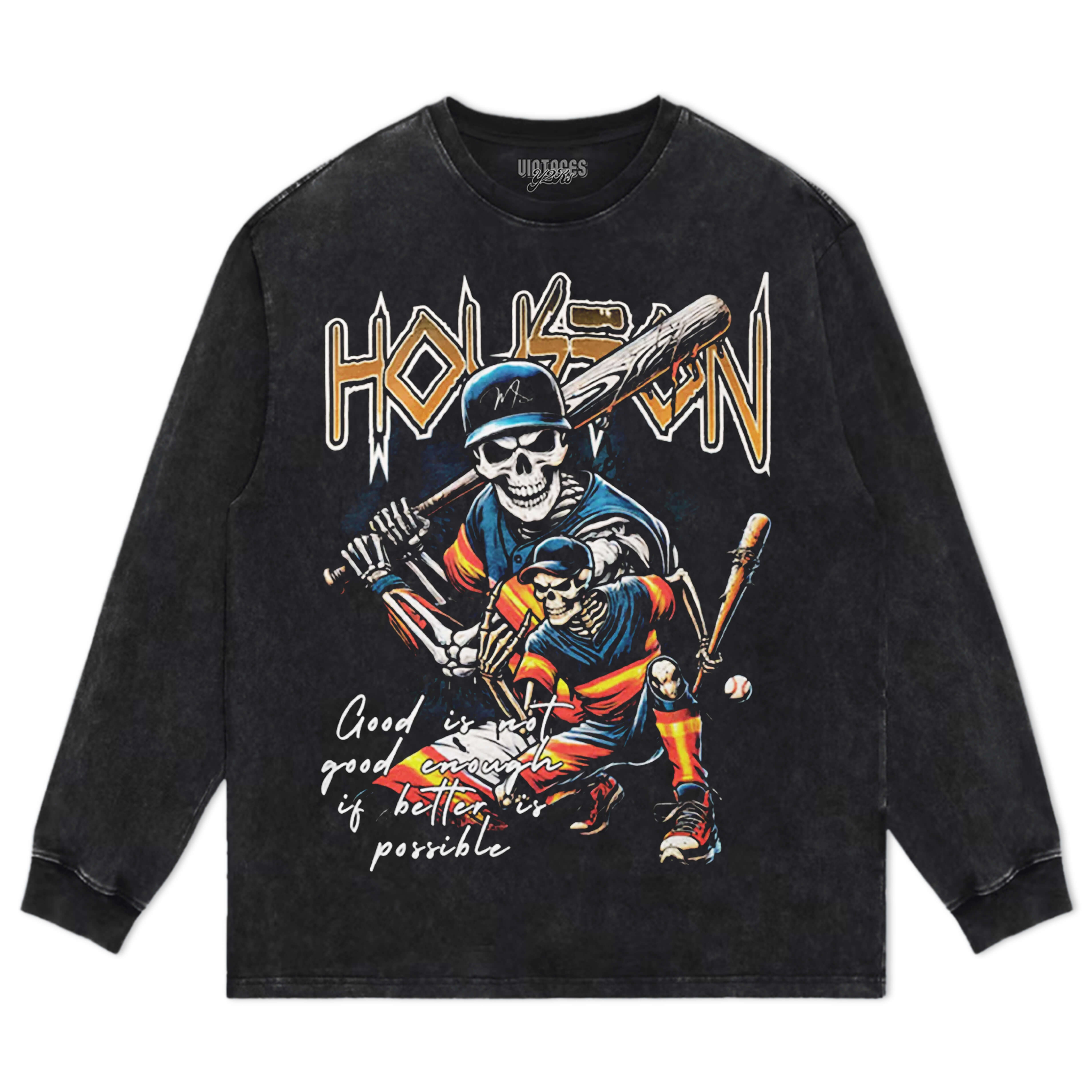 HOUSTON BASEBALL TEE & LS & HOODIE