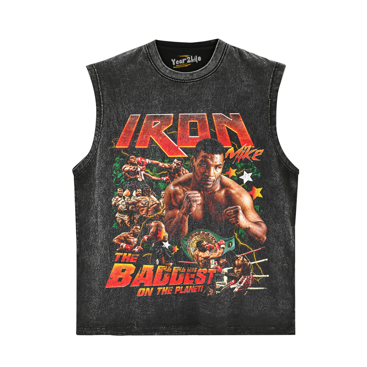 IRON MIKE TYSON BADDEST MAN TANK TOP & TEE & LONG SLEEVE & LAYERED LS & HOODIE