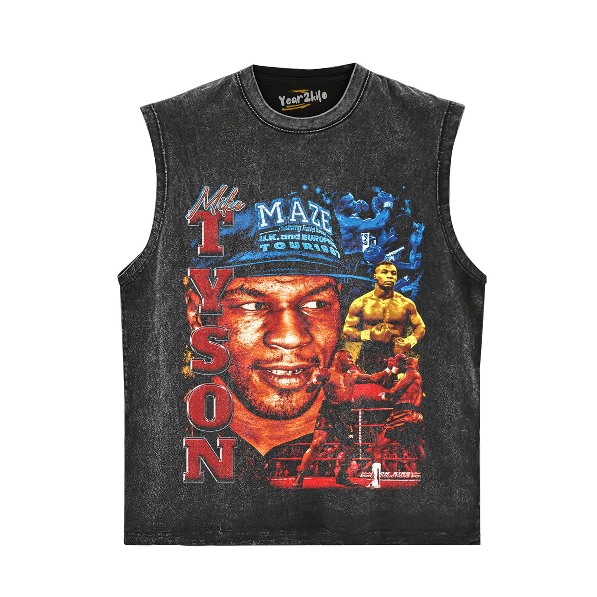 IRON MIKE TYSON BOXING LEGEND TANK TOP & TEE & LONG SLEEVE & LAYERED LS & HOODIE