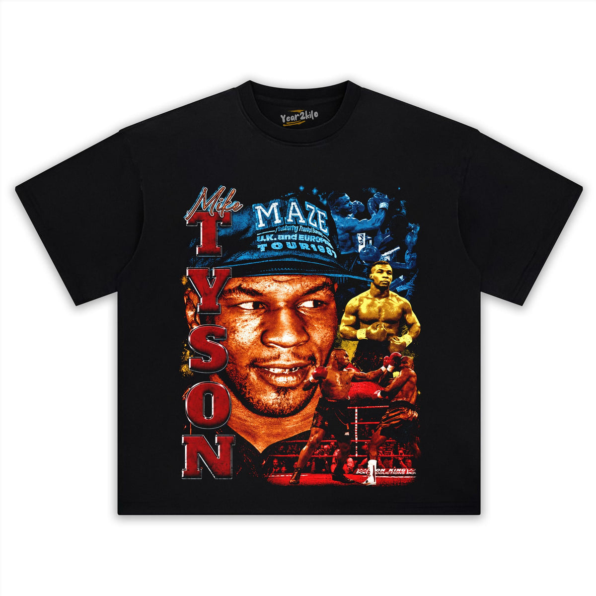 IRON MIKE TYSON BOXING LEGEND TANK TOP & TEE & LONG SLEEVE & LAYERED LS & HOODIE