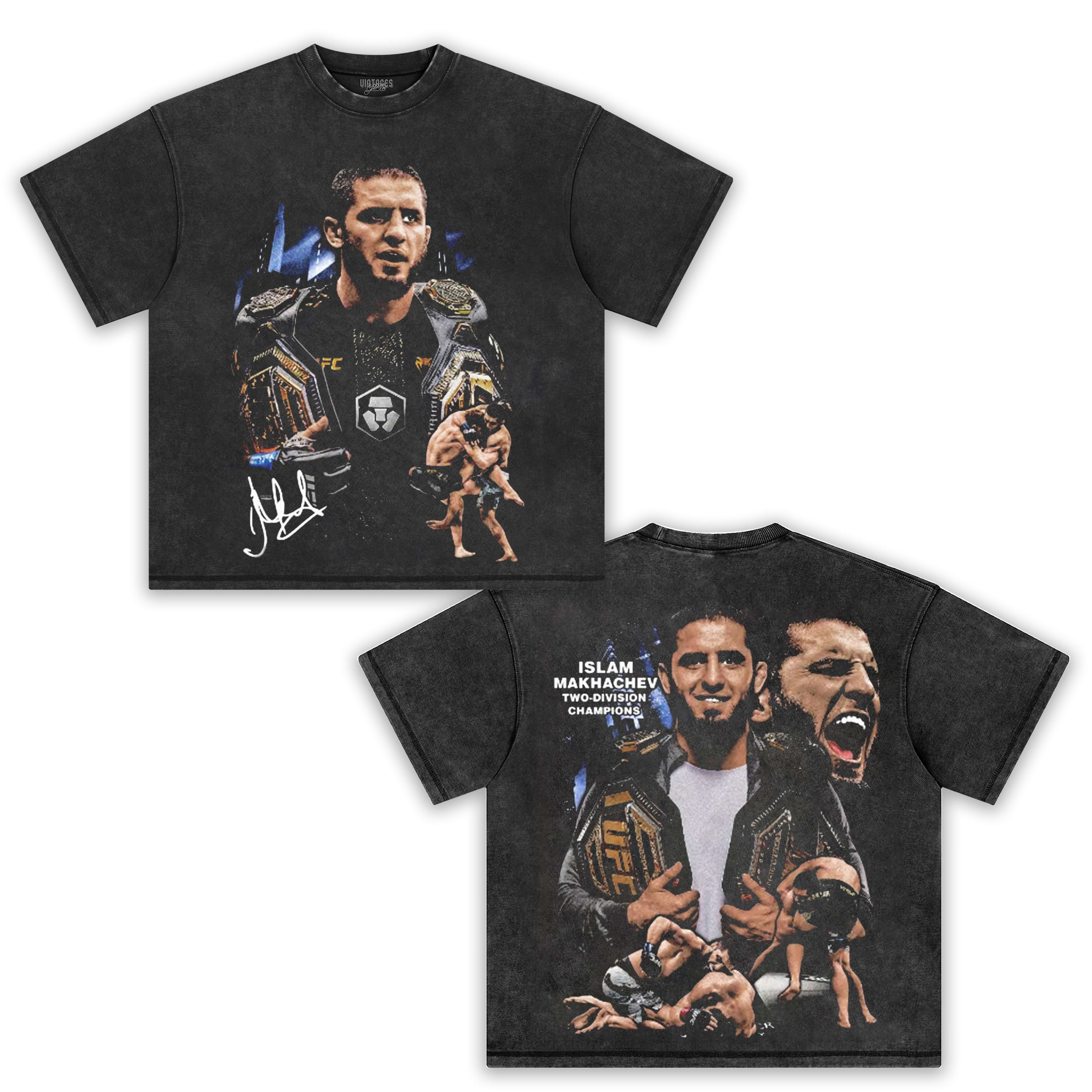 ISLAM MAKHACHEV DOUBLE CHAMP TEE
