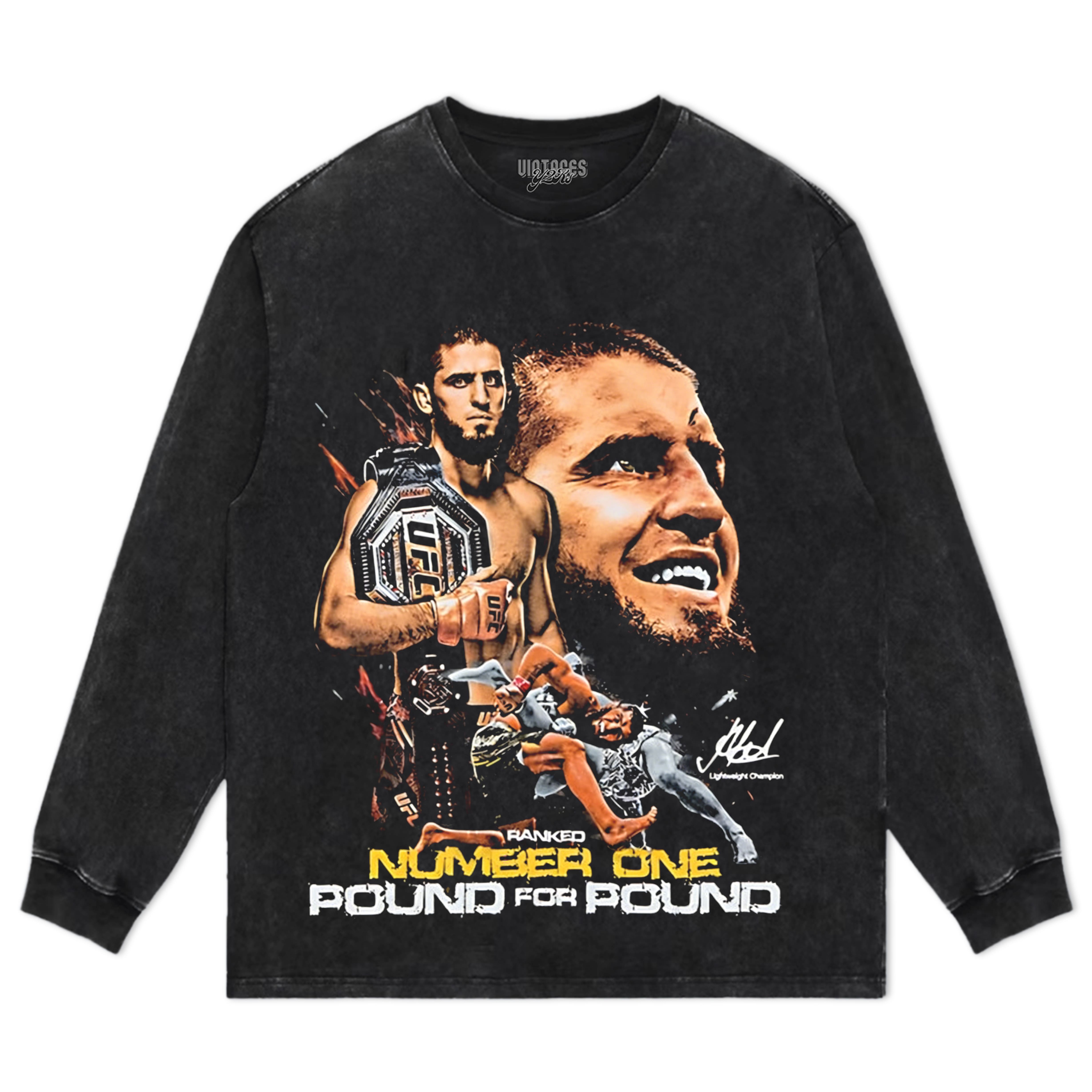 ISLAM MAKHACHEV NUMBER ONE POUND FOR POUND TEE & LS & HOODIE