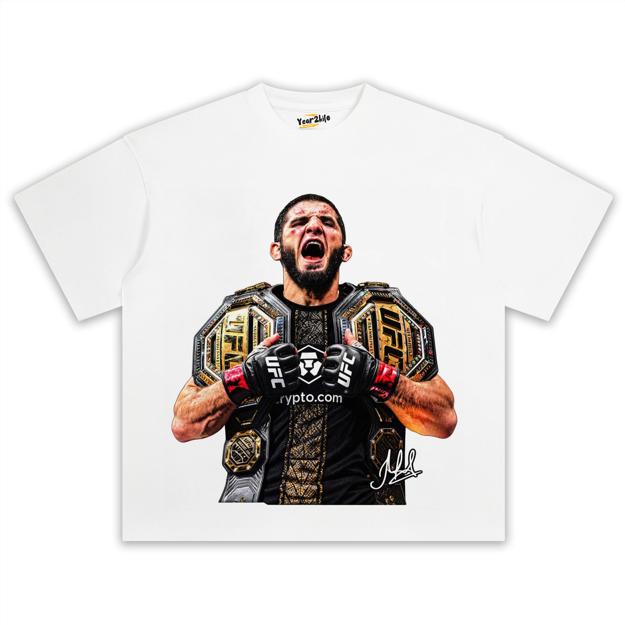 ISLAM MAKHACHEV - DOUBLE CHAMP TANK TOP & TEE & LONG SLEEVE & LAYERED LS & HOODIE