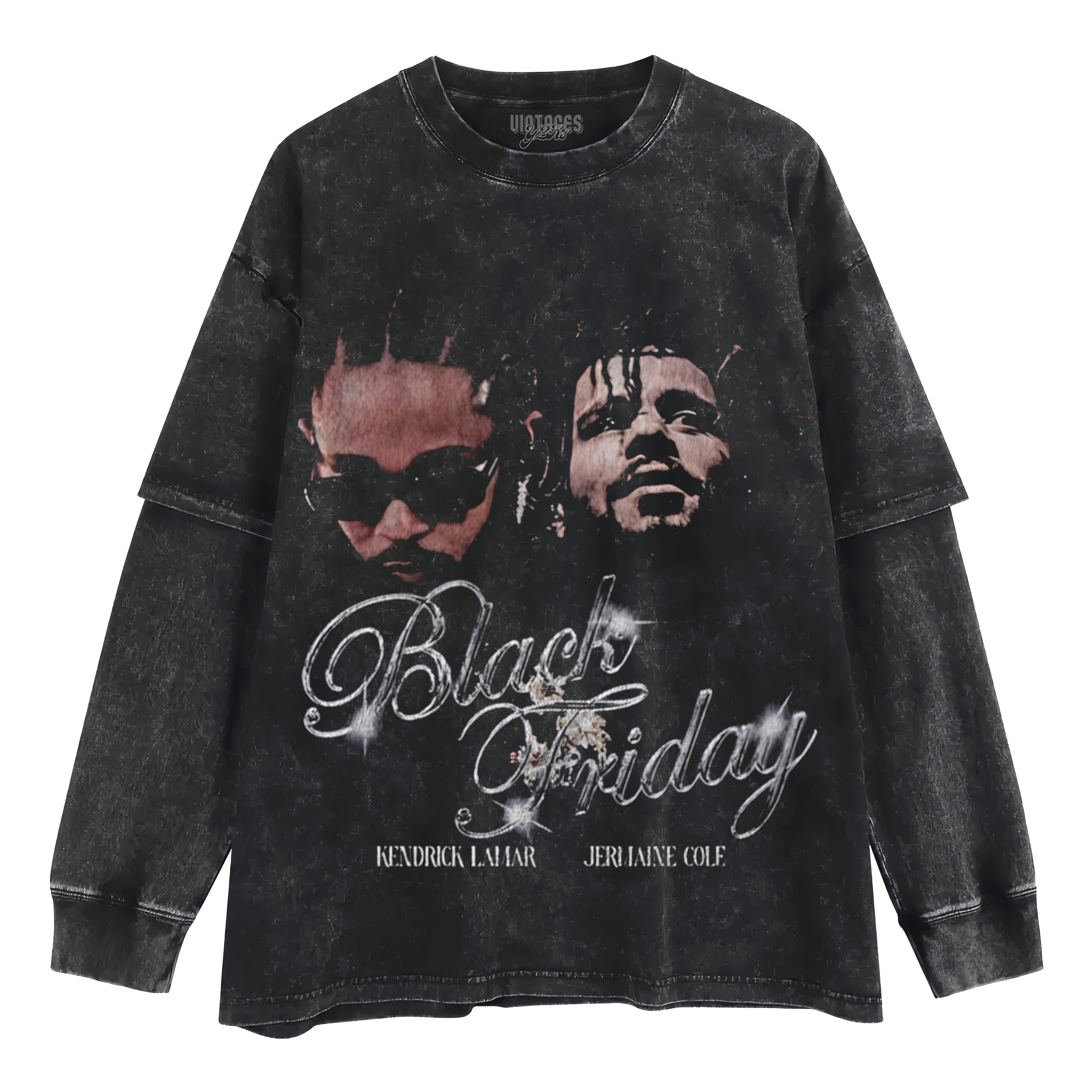 J. COLE KENDRICK LAMAR BLACK FRIDAY LAYERED LONG SLEEVE
