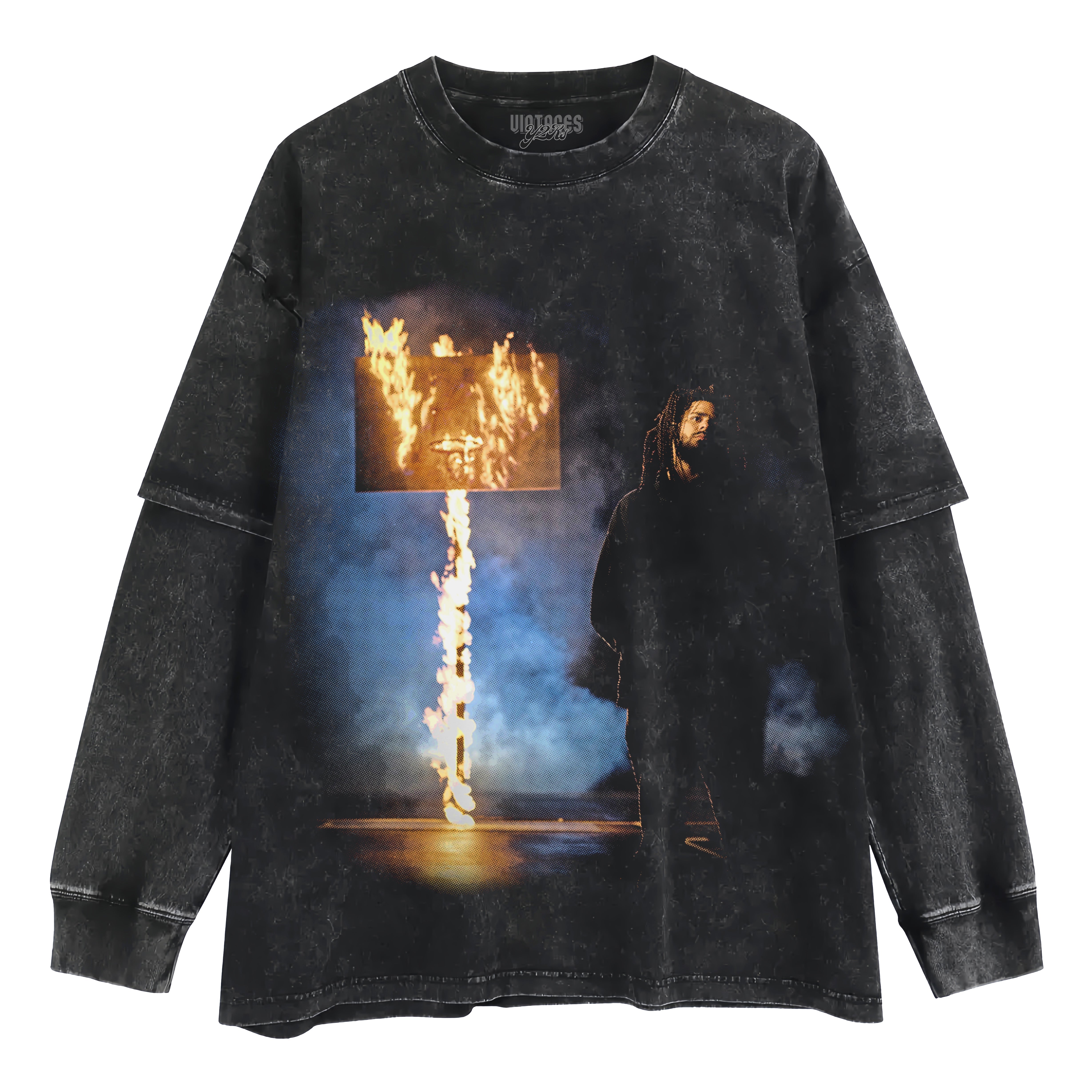 J. COLE THE OFF SEASON BLEND LAYERED LONG SLEEVE