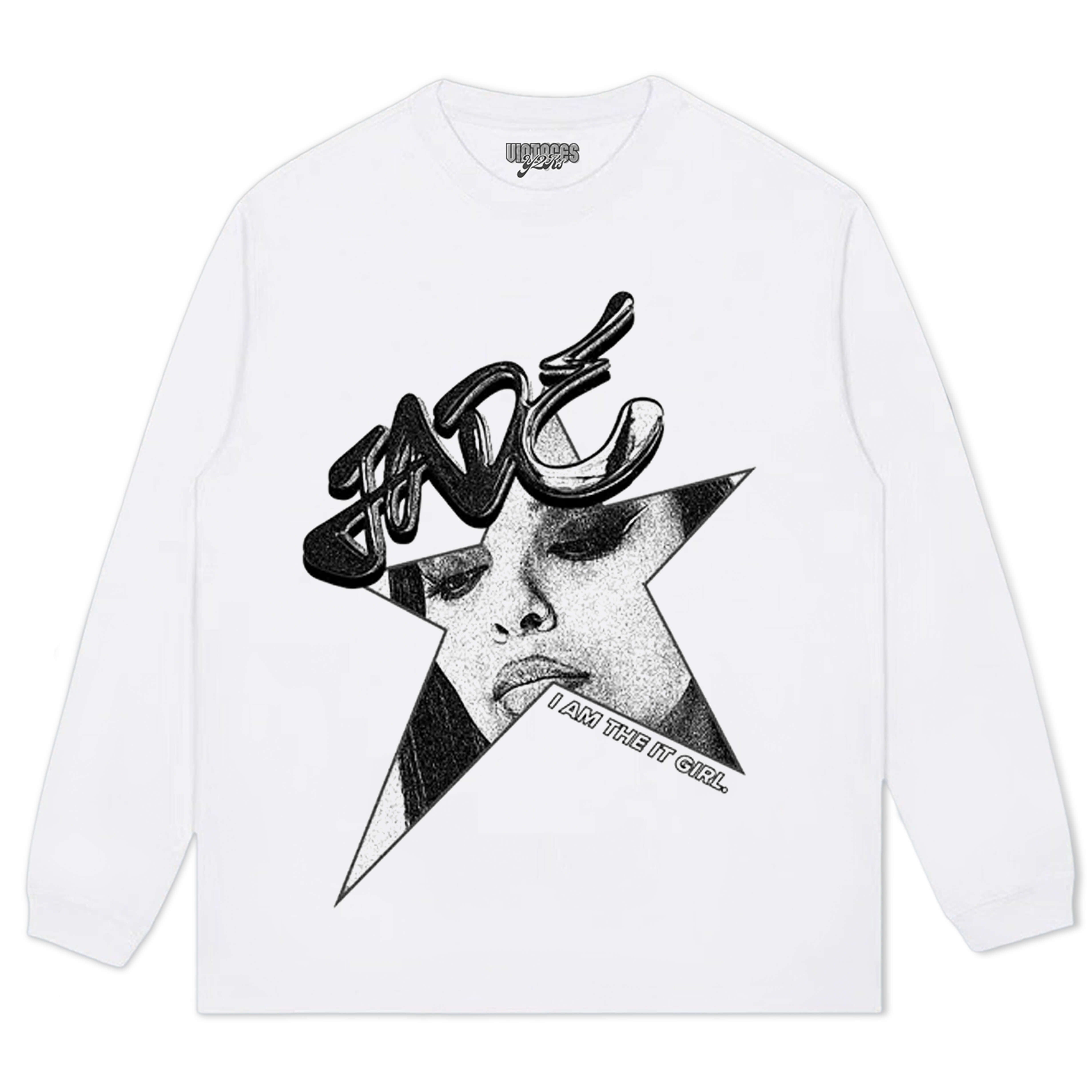 JADE IT GIRL STAR RINGER TEE & LS