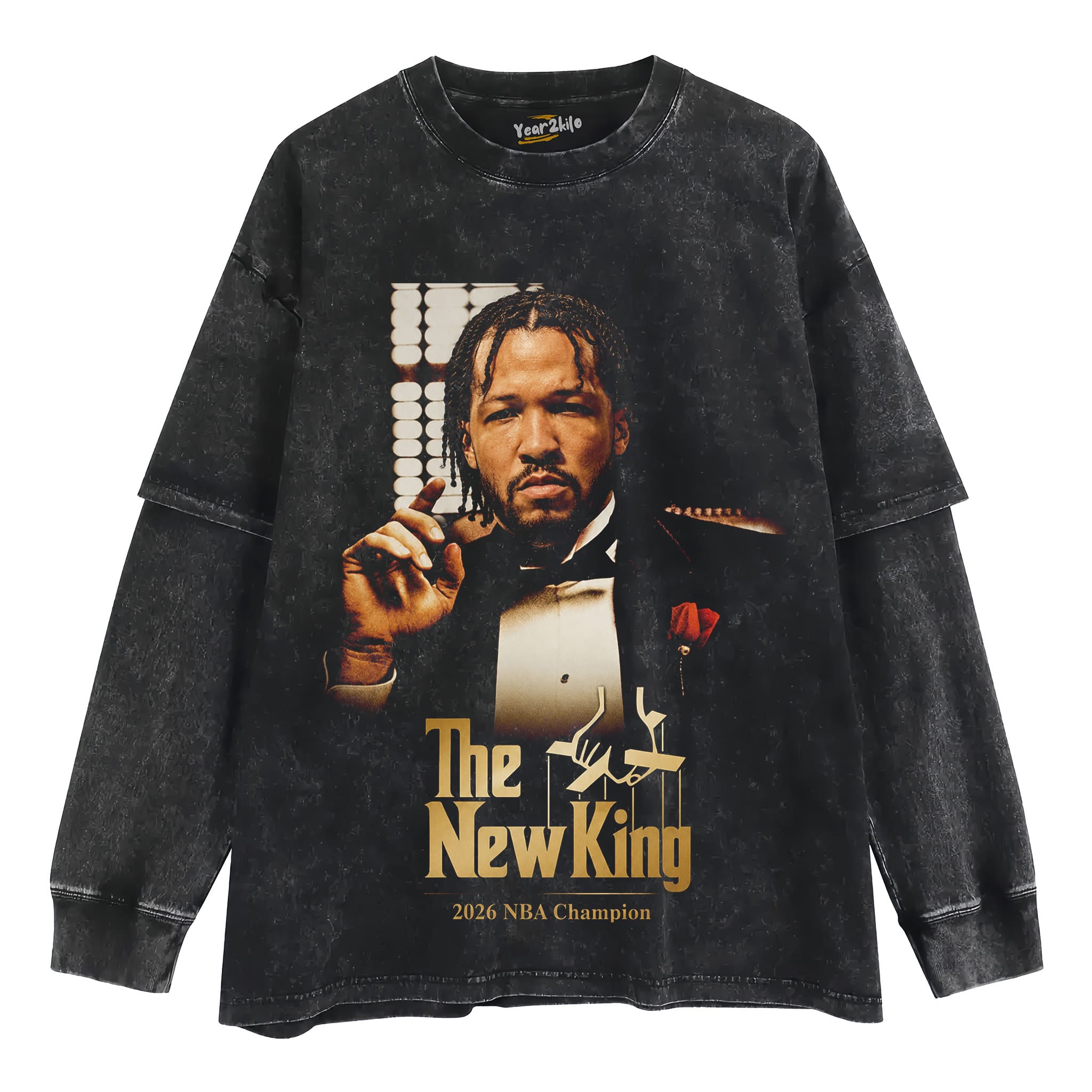 JALEN BRUNSON - GODFATHER FUNNY TANK TOP & TEE & LONG SLEEVE & LAYERED LS & HOODIE
