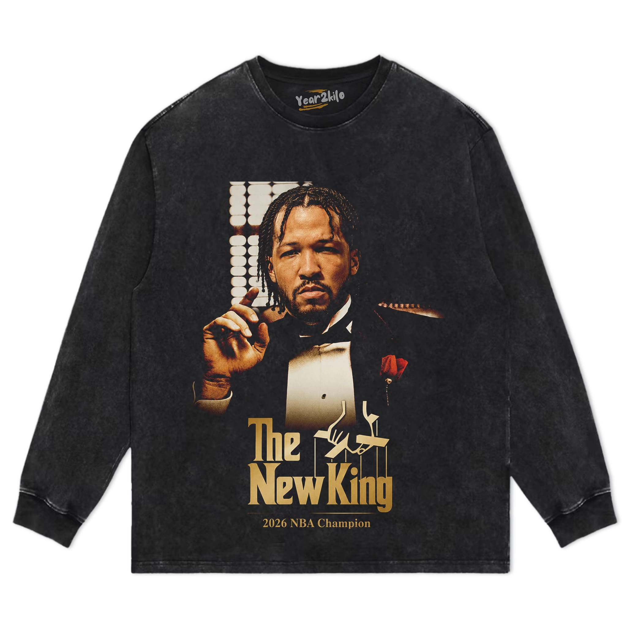 JALEN BRUNSON - GODFATHER FUNNY TANK TOP & TEE & LONG SLEEVE & LAYERED LS & HOODIE