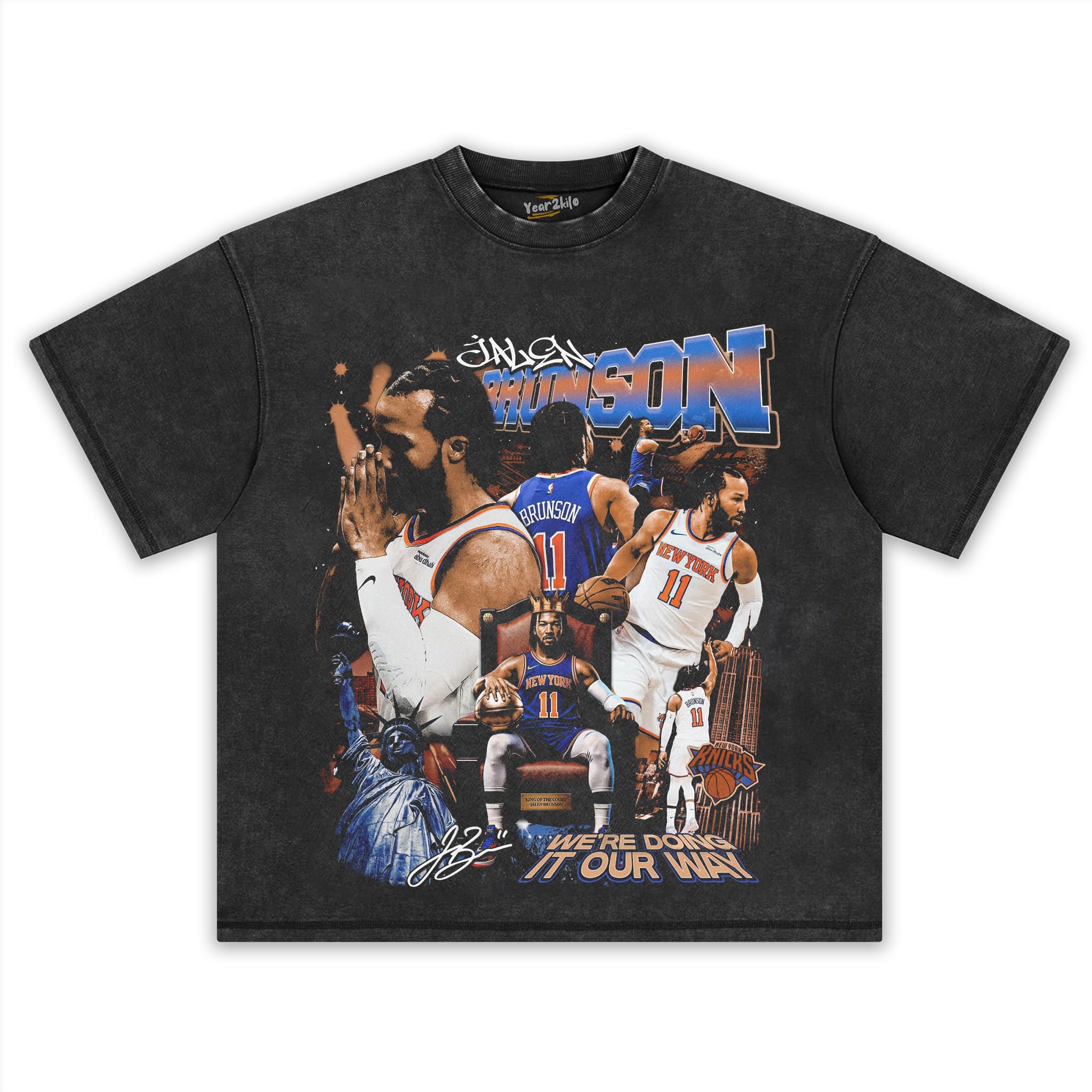 JALEN BRUNSON - NEW YORK CHAMPION 2026 TANK TOP & TEE & LONG SLEEVE & LAYERED LS & HOODIE