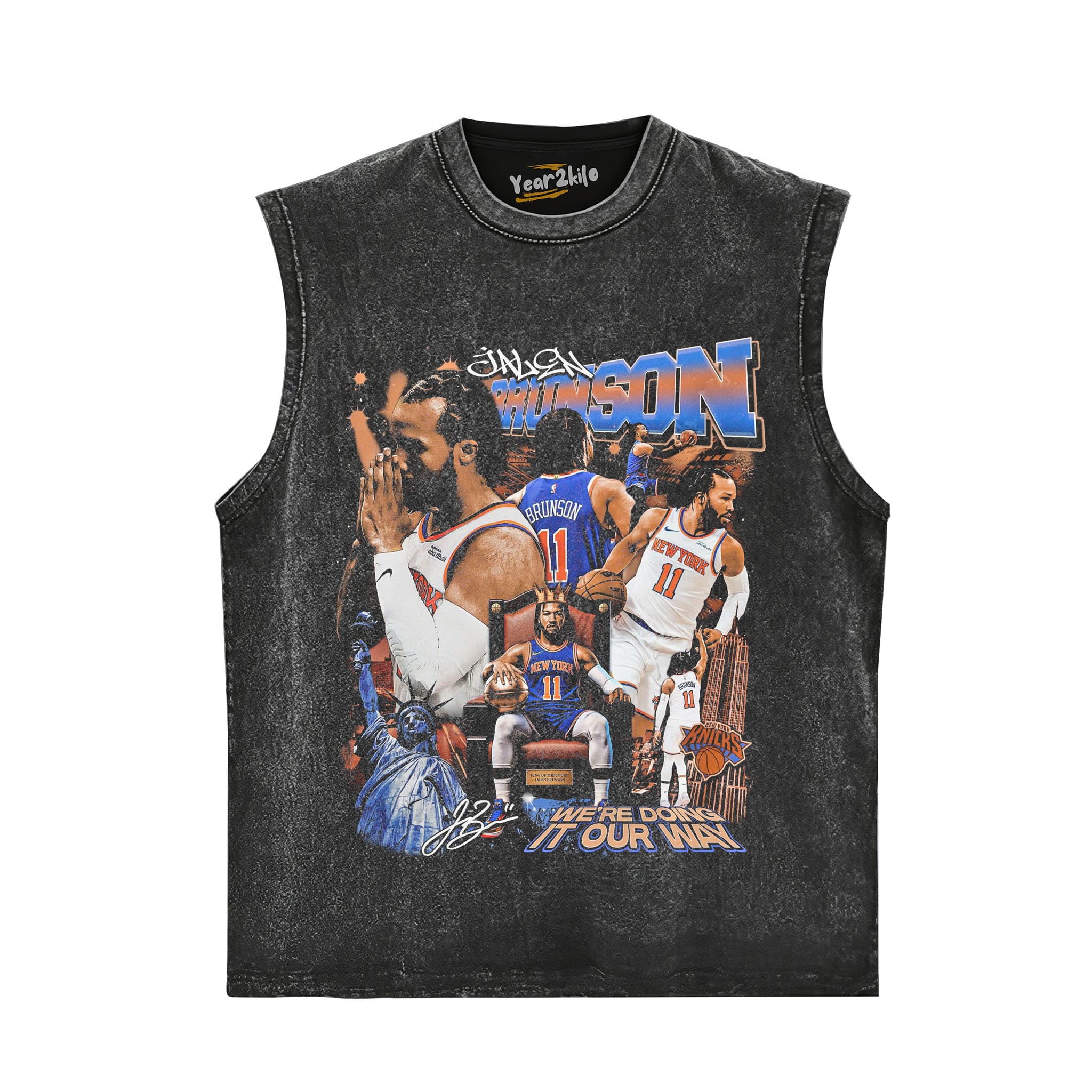 JALEN BRUNSON - NEW YORK CHAMPION 2026 TANK TOP & TEE & LONG SLEEVE & LAYERED LS & HOODIE