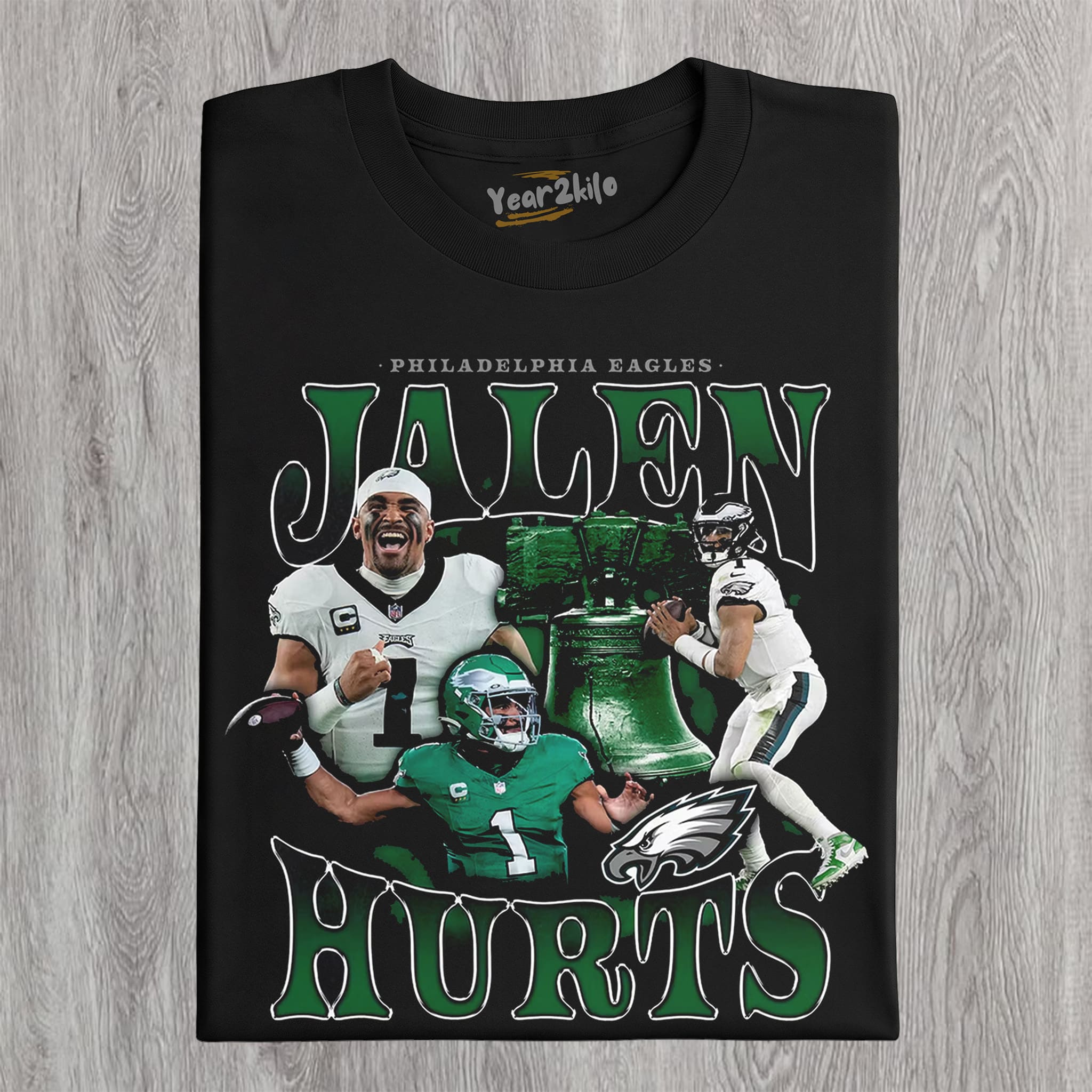 JALEN HURTS FOOTBALL FUNNY TANK TOP & TEE & LONG SLEEVE & LAYERED LS & HOODIE
