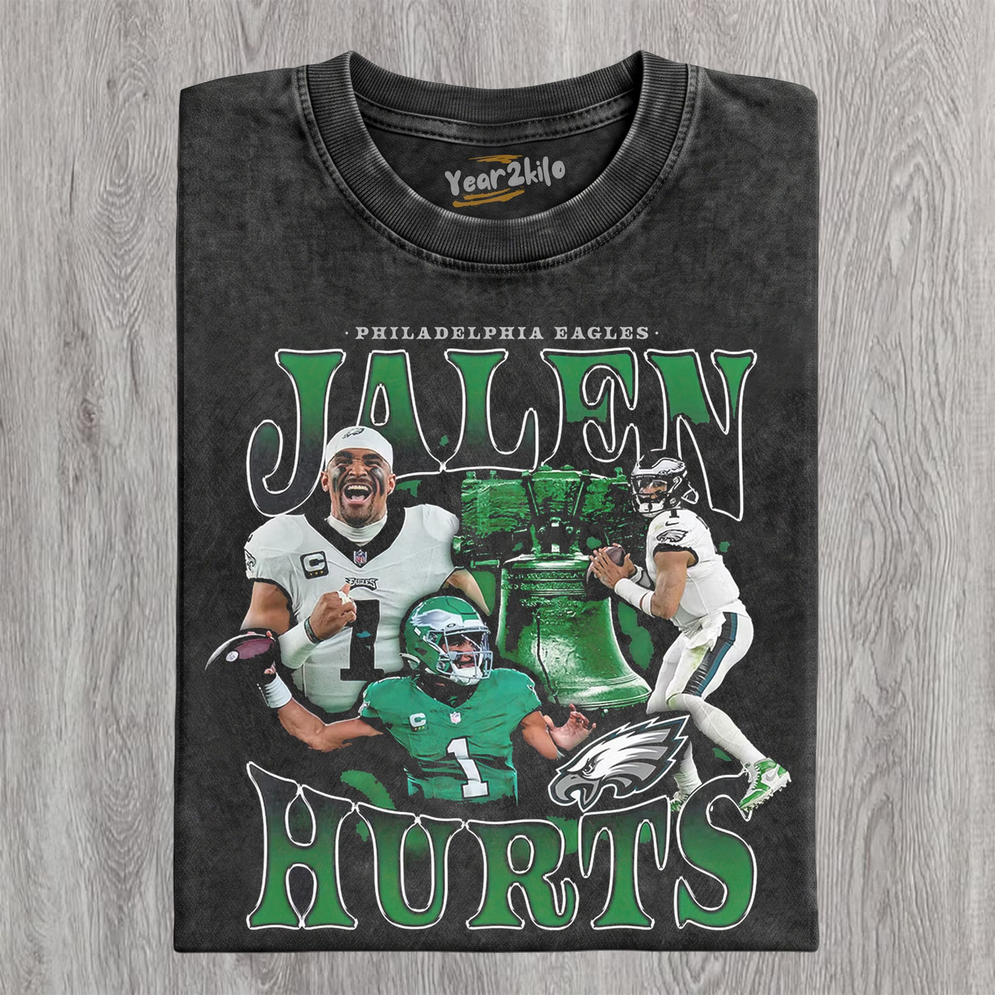 JALEN HURTS FOOTBALL FUNNY TANK TOP & TEE & LONG SLEEVE & LAYERED LS & HOODIE