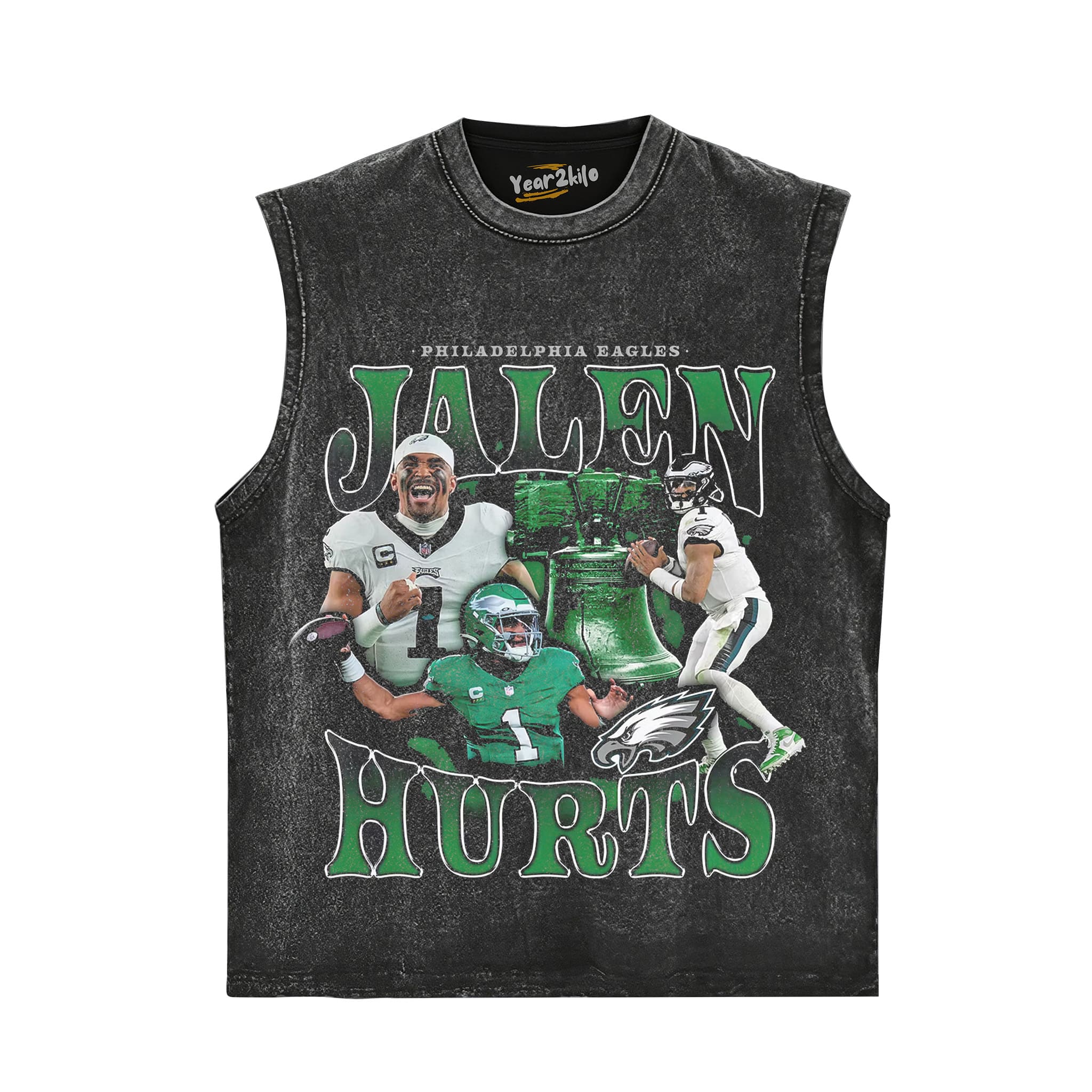 JALEN HURTS FOOTBALL FUNNY TANK TOP & TEE & LONG SLEEVE & LAYERED LS & HOODIE