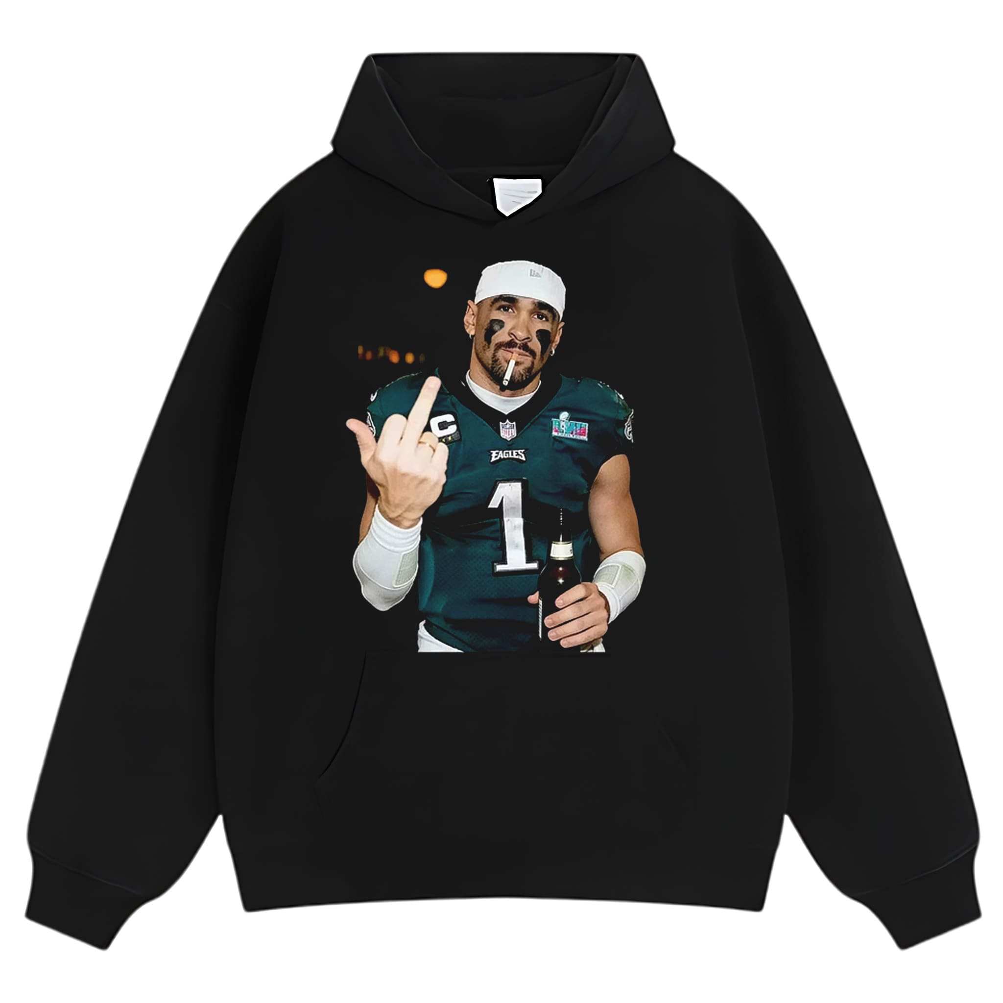 JALEN HURTS FOOTBALL FUNNY V1 TANK TOP & TEE & LONG SLEEVE & LAYERED LS & HOODIE