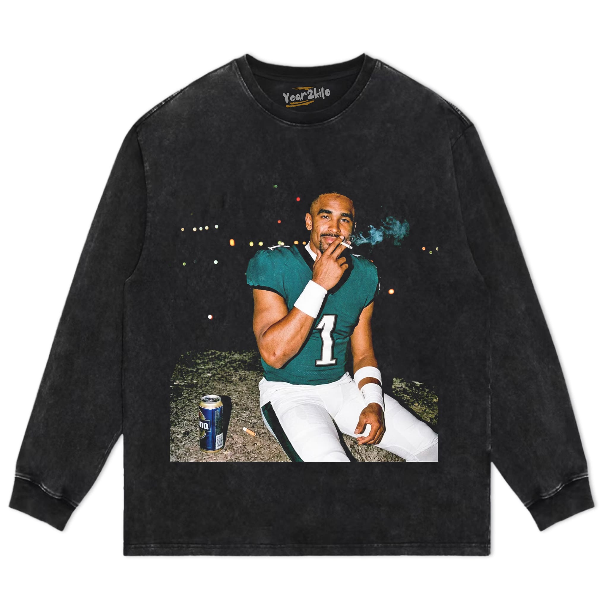 JALEN HURTS FOOTBALL FUNNY V2 TANK TOP & TEE & LONG SLEEVE & LAYERED LS & HOODIE