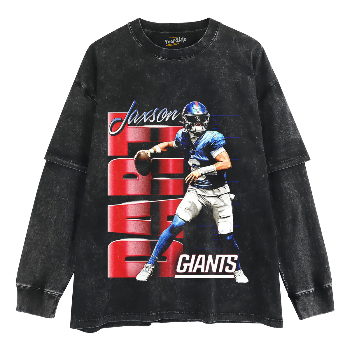 JAXSON DART NEW YORK GIANTS CELEBRATION TEE & LS & HOODIE