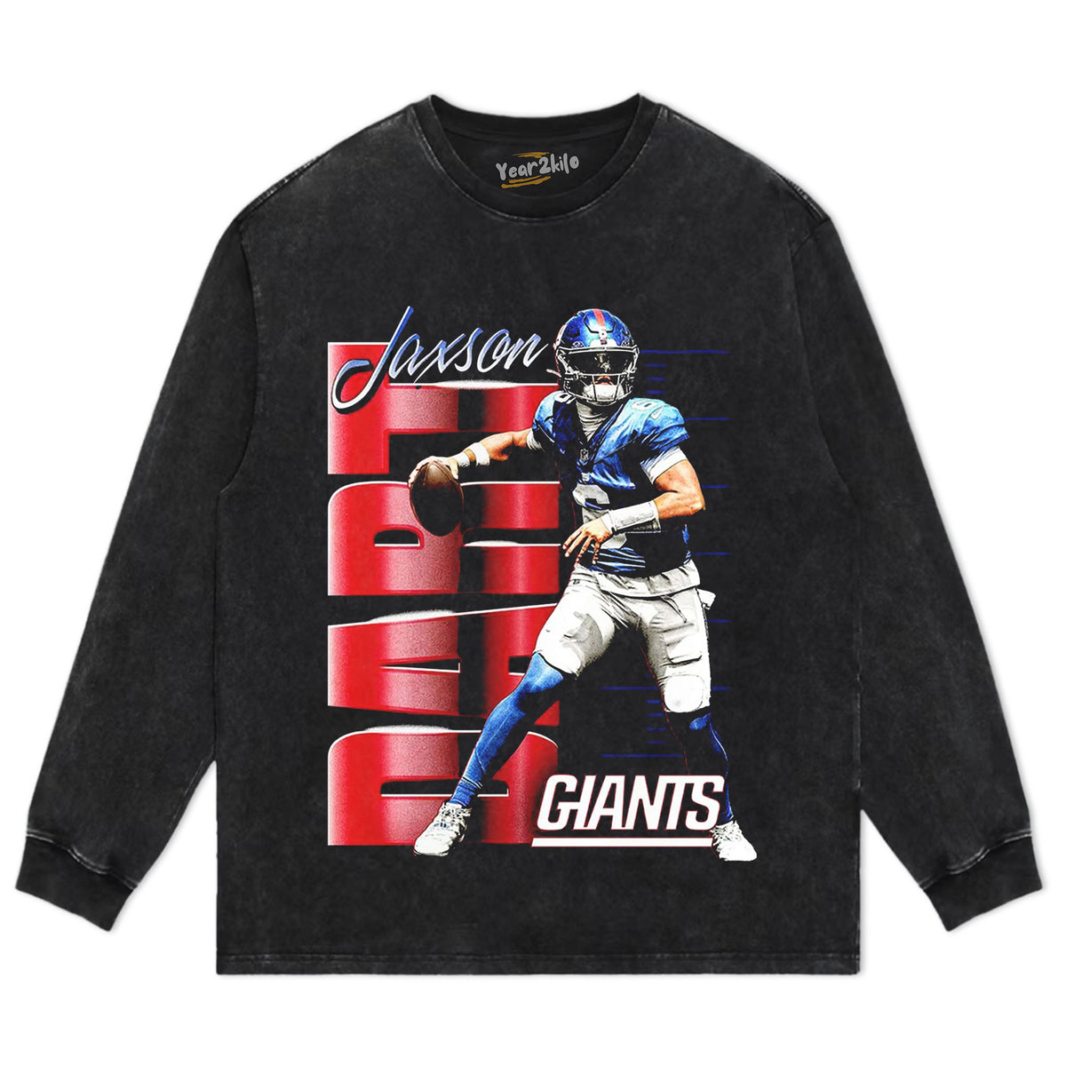 JAXSON DART NEW YORK GIANTS CELEBRATION TEE & LS & HOODIE