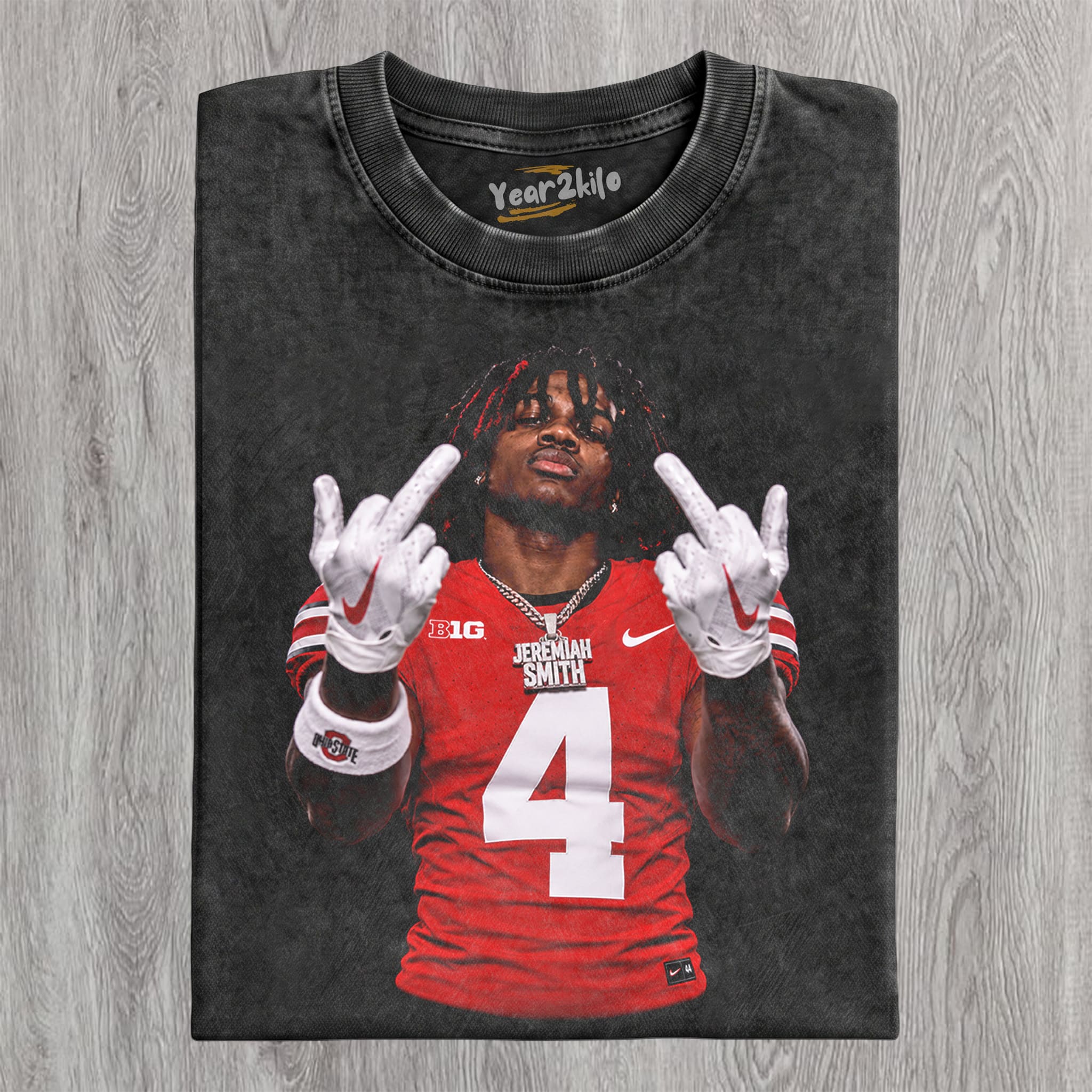 JEREMIAH SMITH - MIDDLE FINGER TANK TOP & TEE & LONG SLEEVE & LAYERED LS & HOODIE