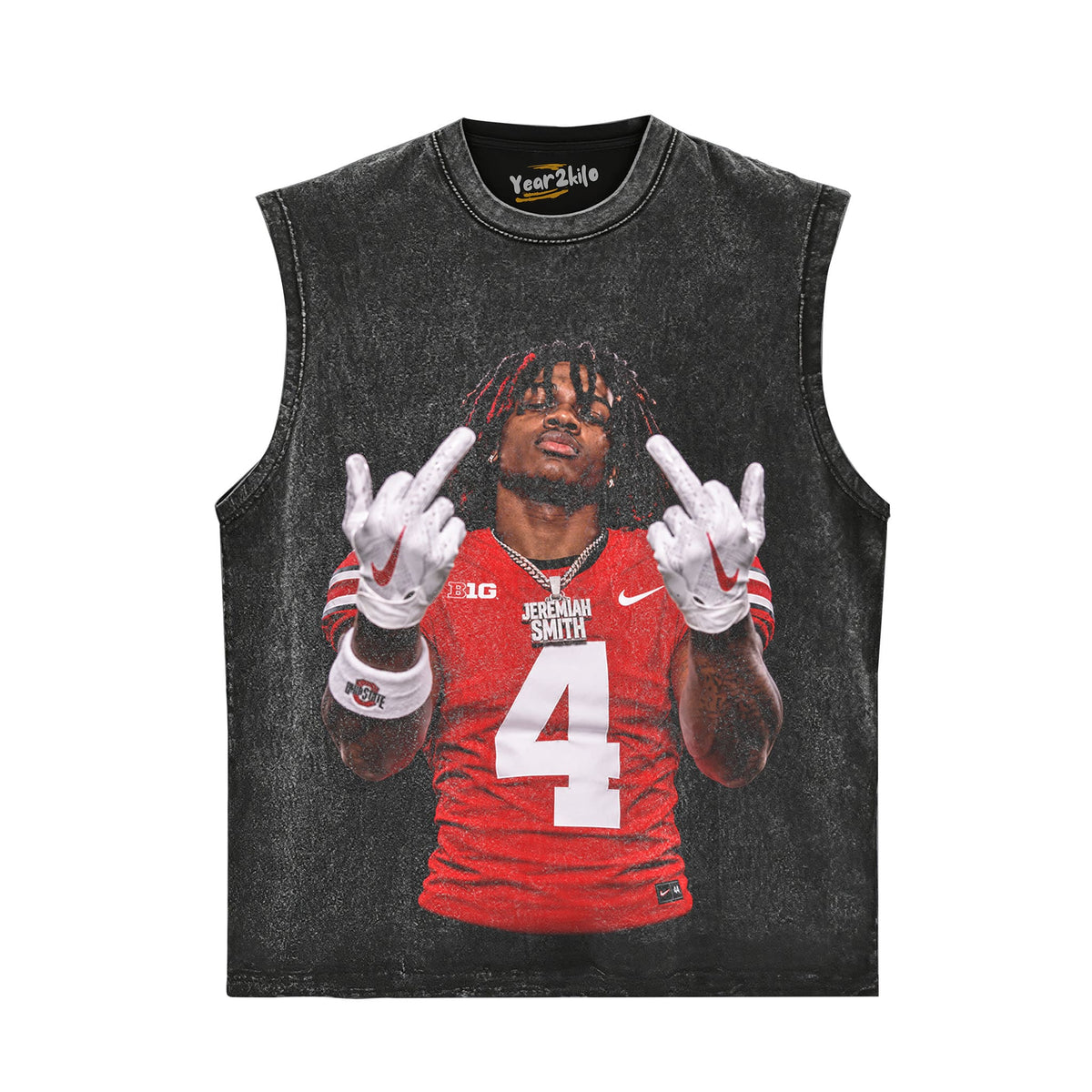 JEREMIAH SMITH - MIDDLE FINGER TANK TOP & TEE & LONG SLEEVE & LAYERED LS & HOODIE