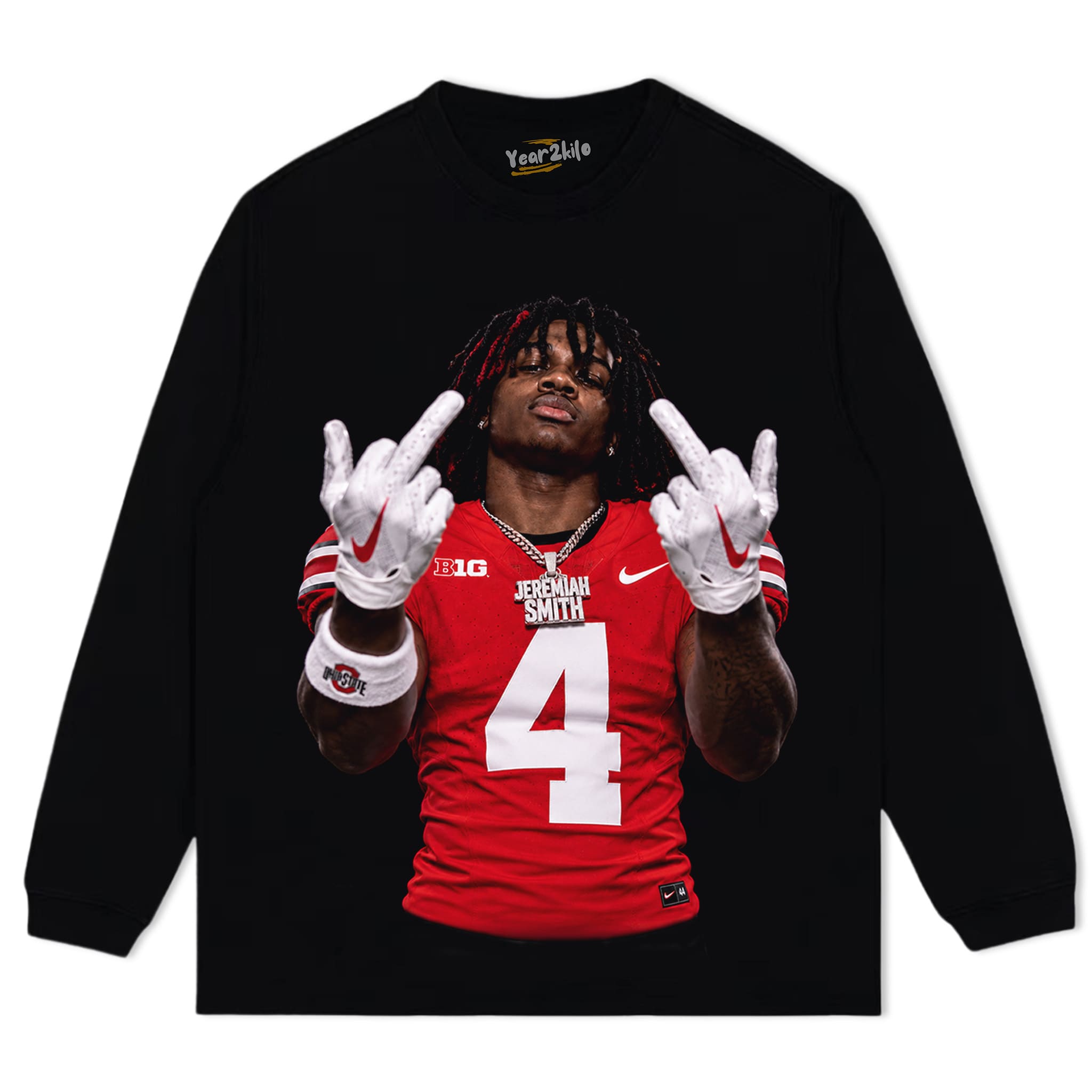 JEREMIAH SMITH - MIDDLE FINGER TANK TOP & TEE & LONG SLEEVE & LAYERED LS & HOODIE