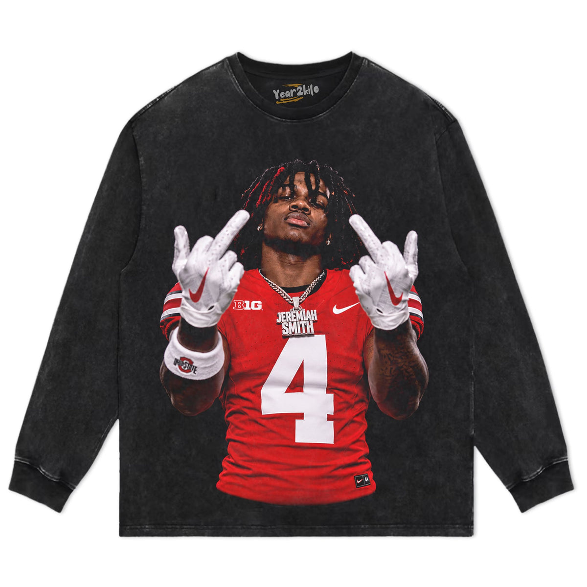 JEREMIAH SMITH - MIDDLE FINGER TANK TOP & TEE & LONG SLEEVE & LAYERED LS & HOODIE
