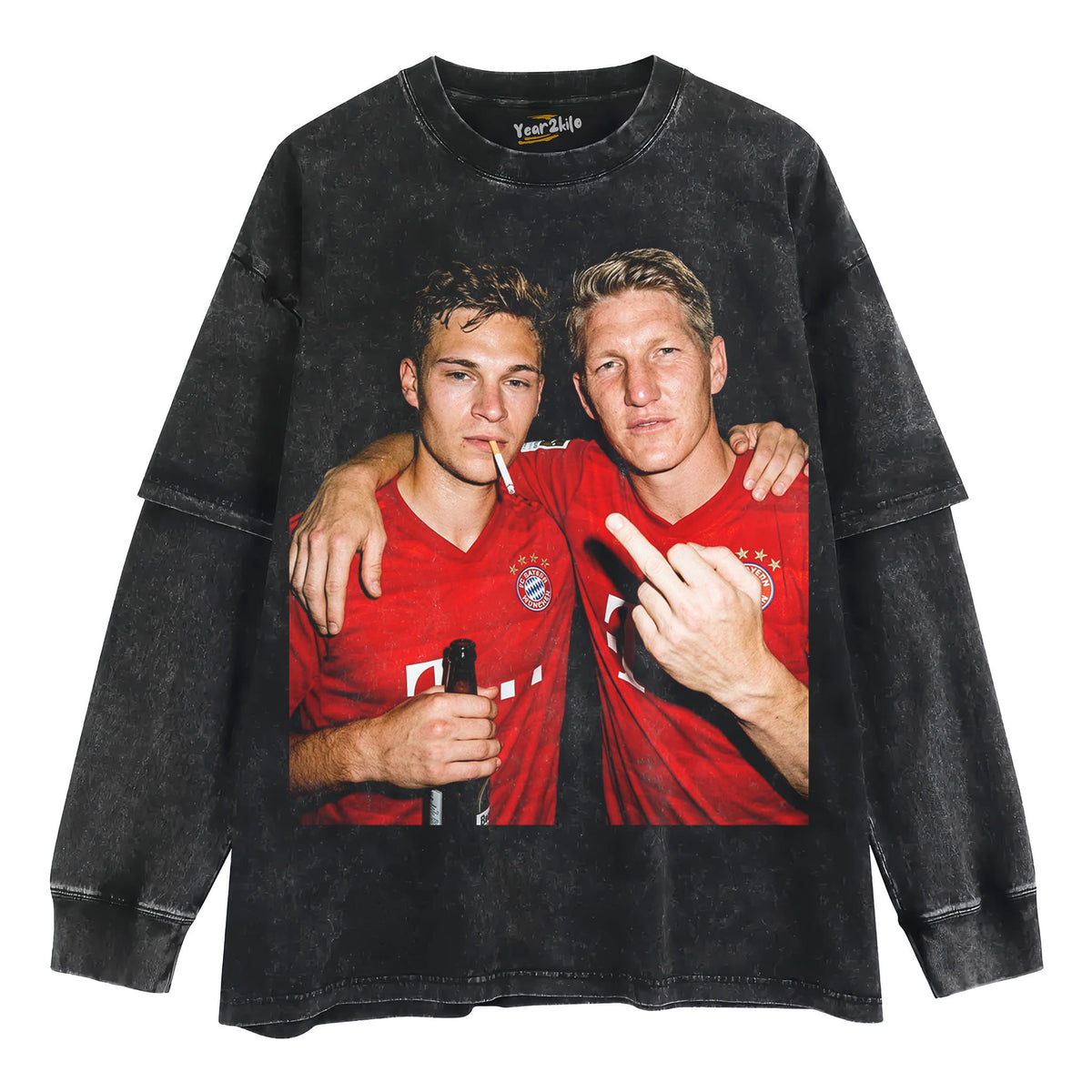JK & SCHWEINSTEIGER BAYERN SOCCER TANK TOP & TEE & LONG SLEEVE & LAYERED LS & HOODIE