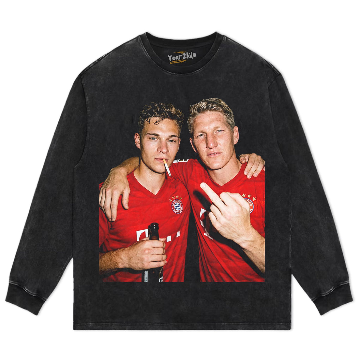 JK & SCHWEINSTEIGER BAYERN SOCCER TANK TOP & TEE & LONG SLEEVE & LAYERED LS & HOODIE