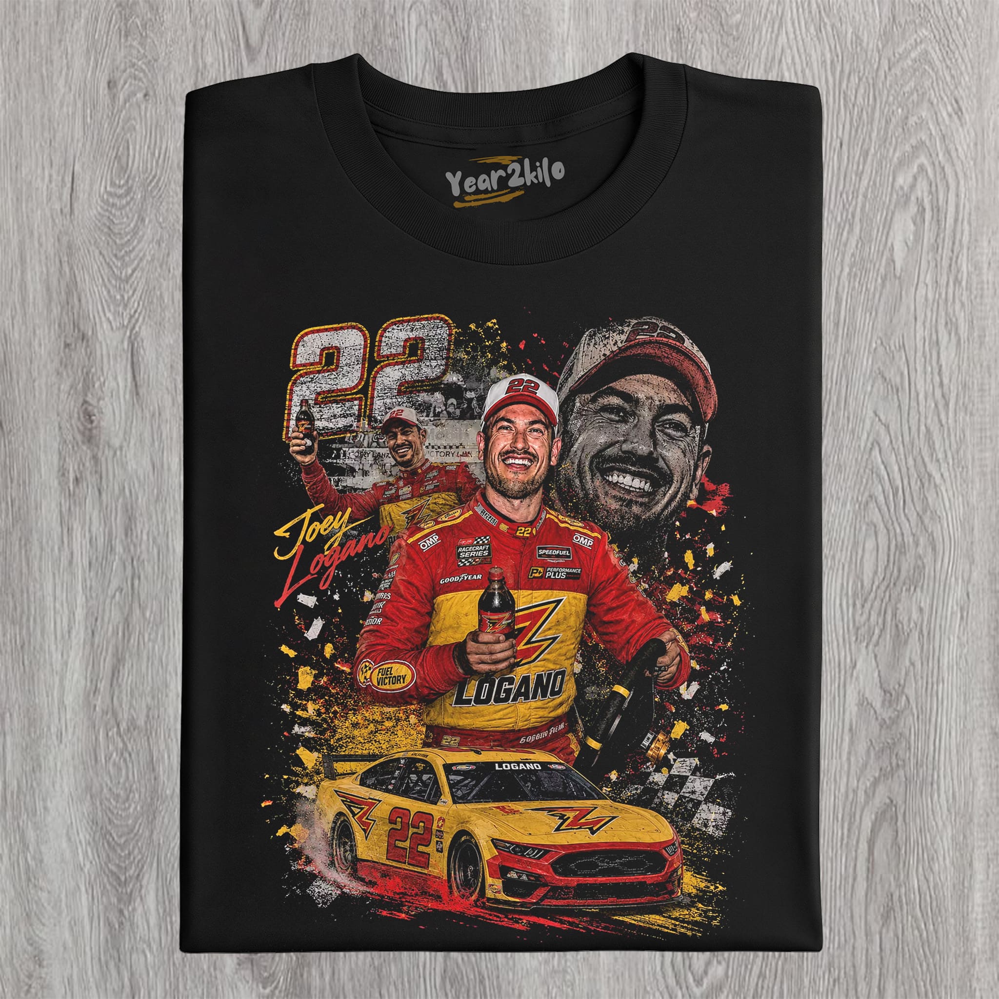 JOEY LOGANO 2026 V1 TANK TOP & TEE & LONG SLEEVE & LAYERED LS & HOODIE