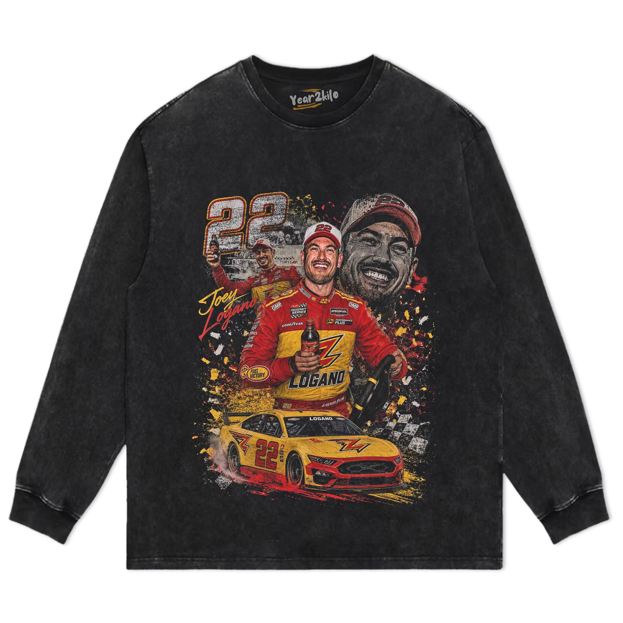 JOEY LOGANO 2026 V1 TANK TOP & TEE & LONG SLEEVE & LAYERED LS & HOODIE
